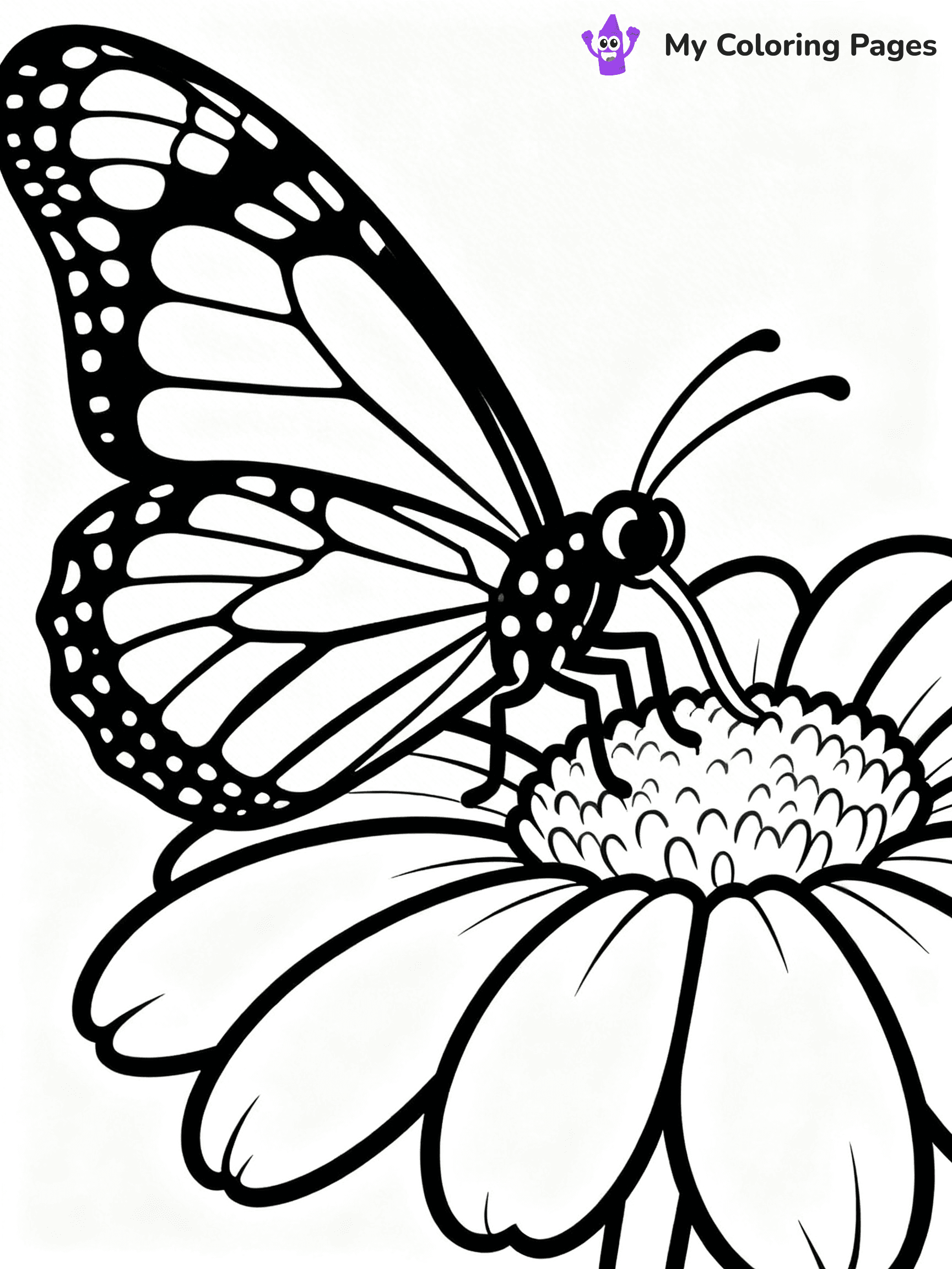 Monarch Butterfly Coloring Pages - 13