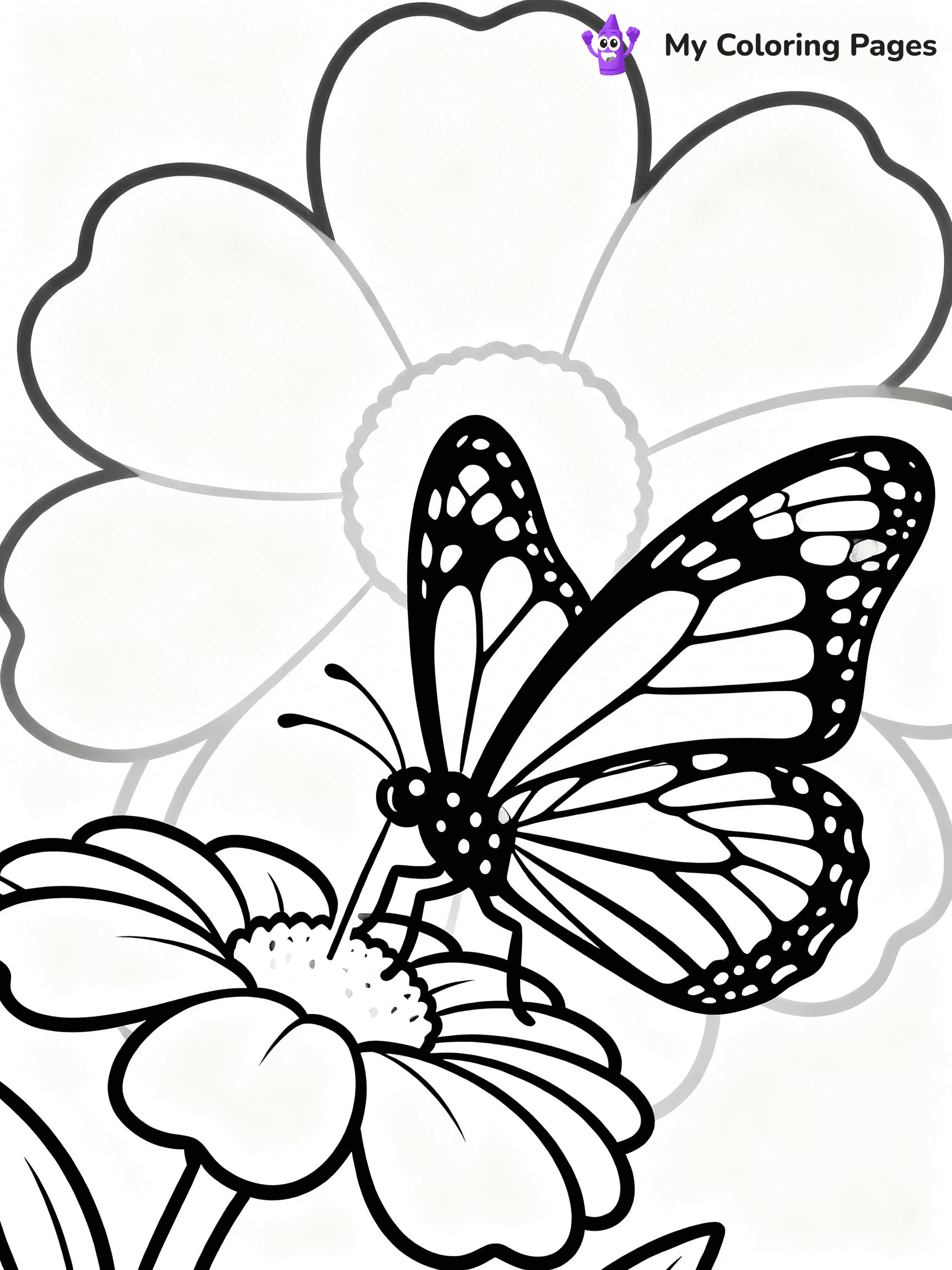 Monarch Butterfly Coloring Pages - 11