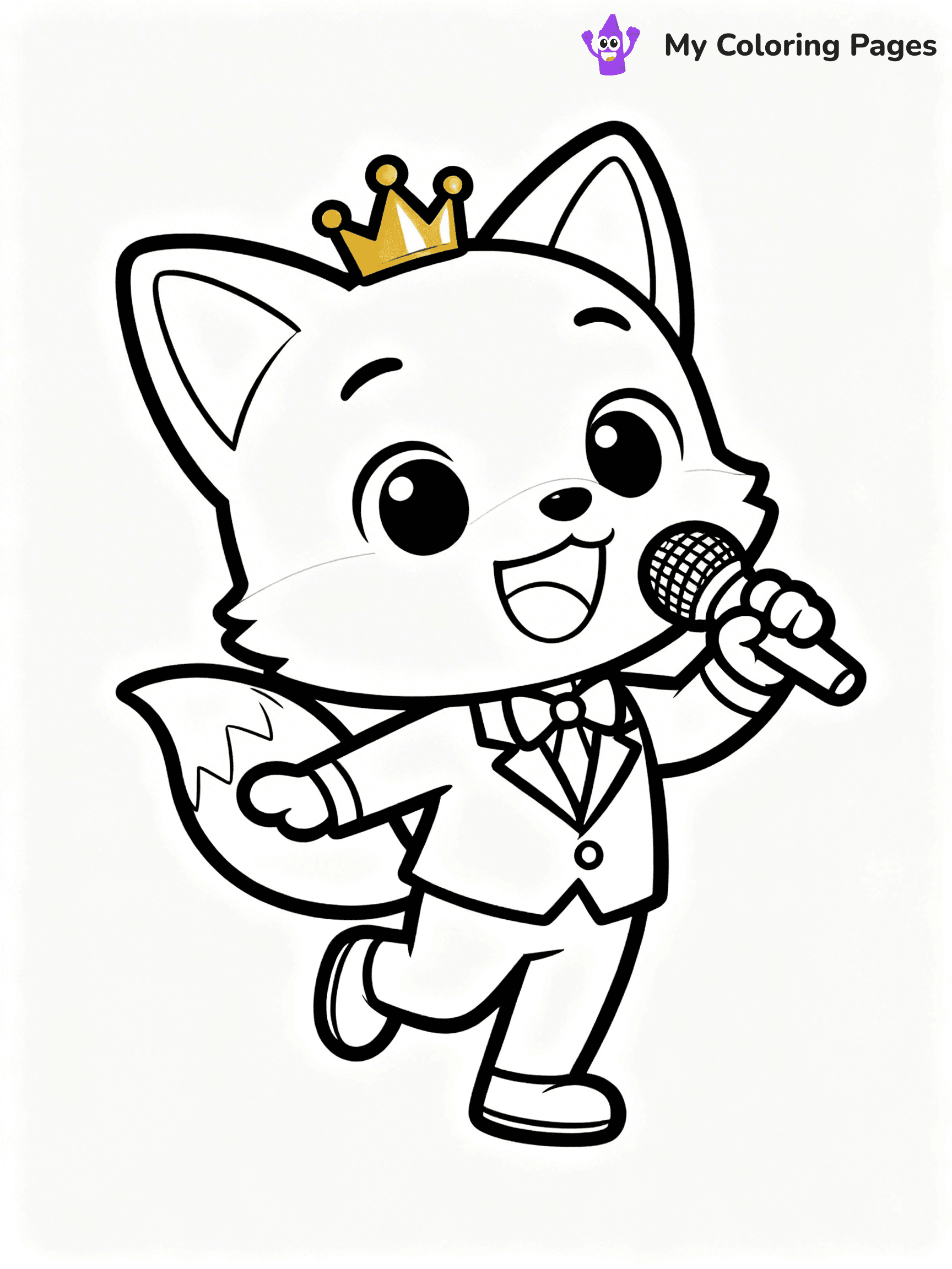 Pinkfong Coloring Pages - 6