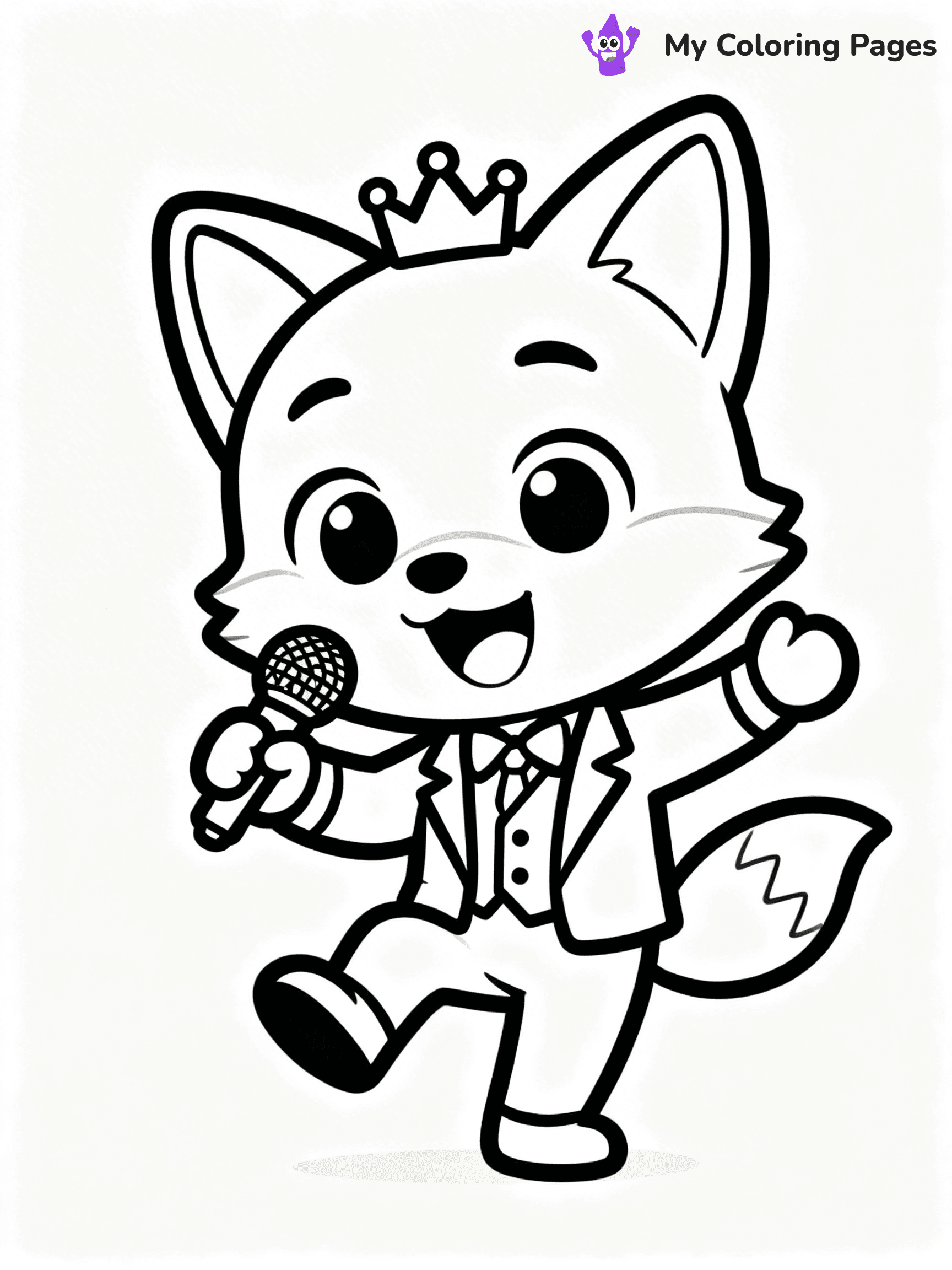Pinkfong Coloring Pages - 3