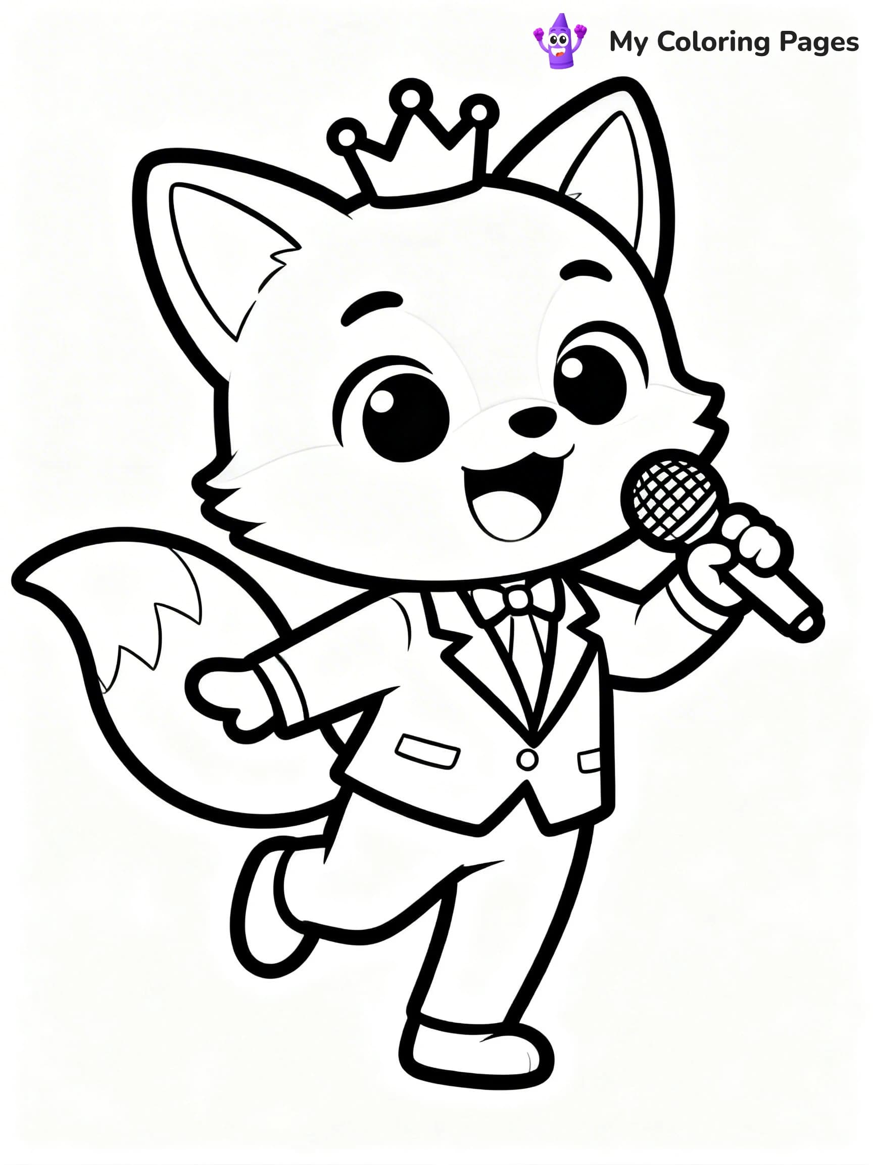 Pinkfong Coloring Pages - 2