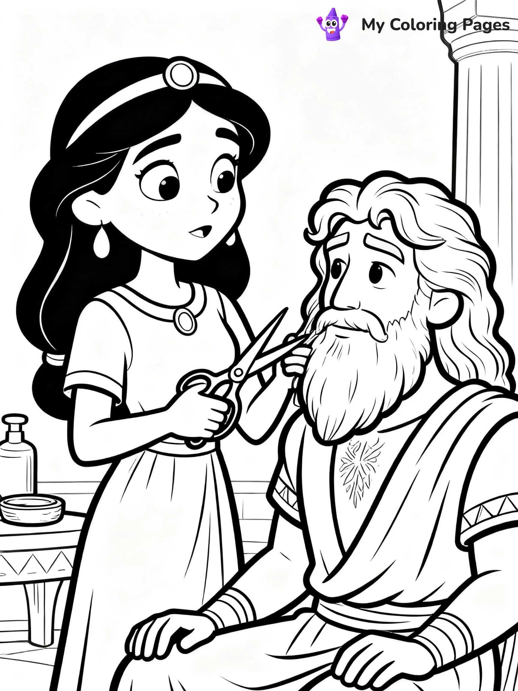 Samson Coloring Pages - 18