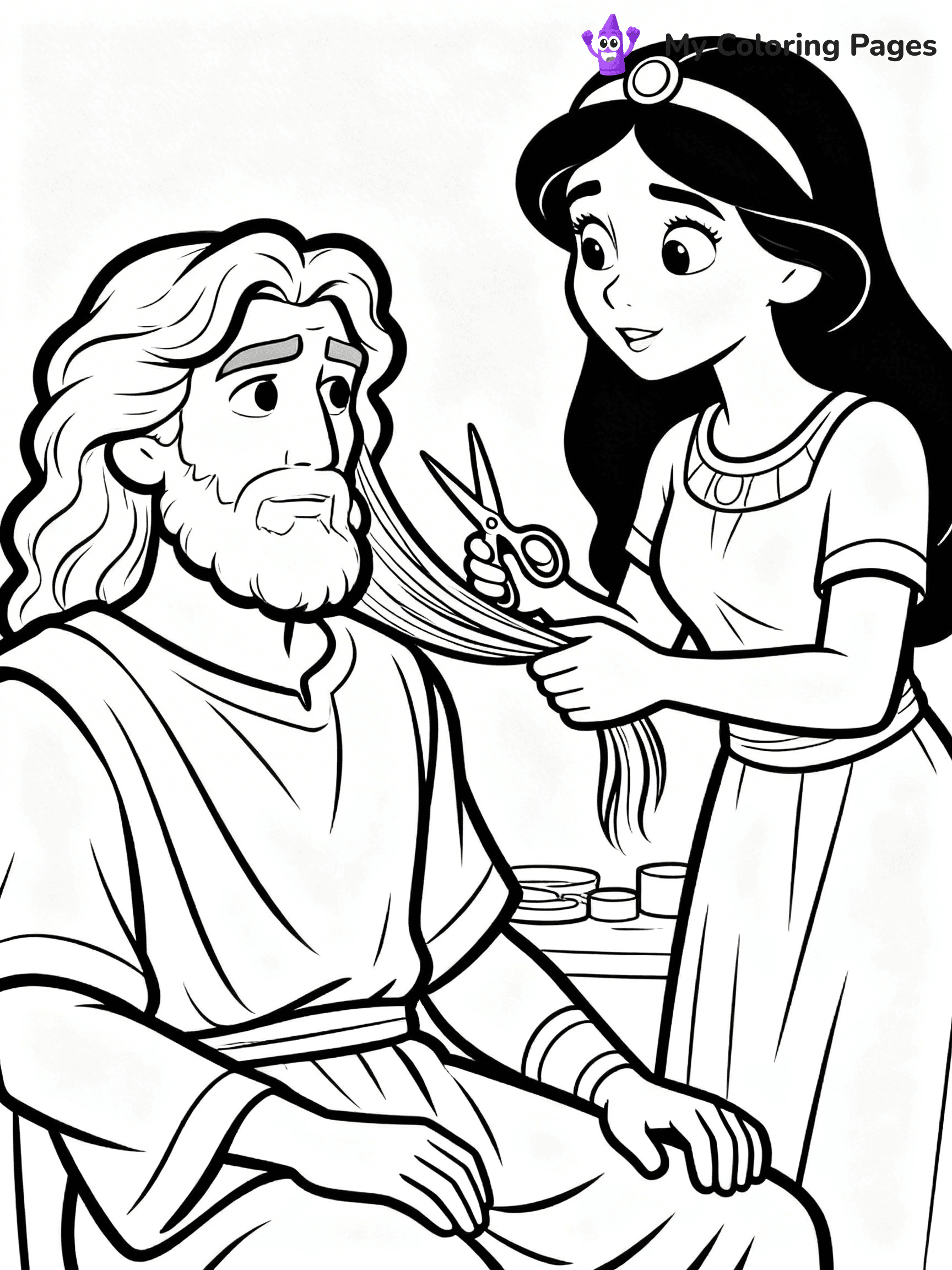 Samson Coloring Pages - 17