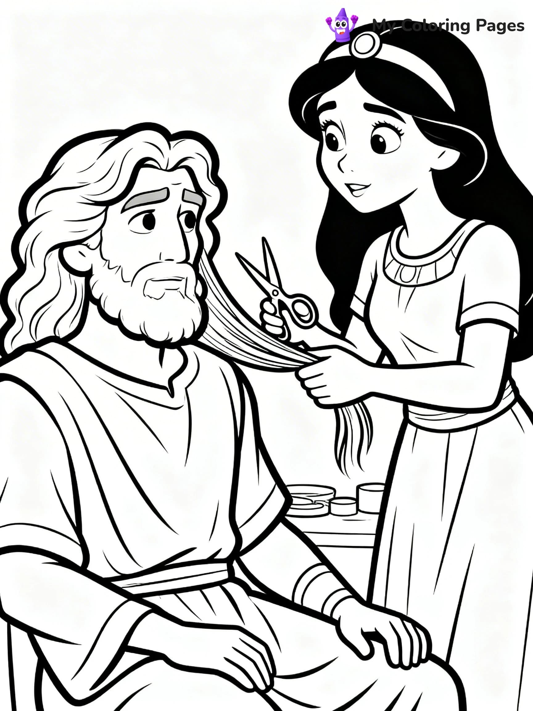Samson Coloring Pages - 17