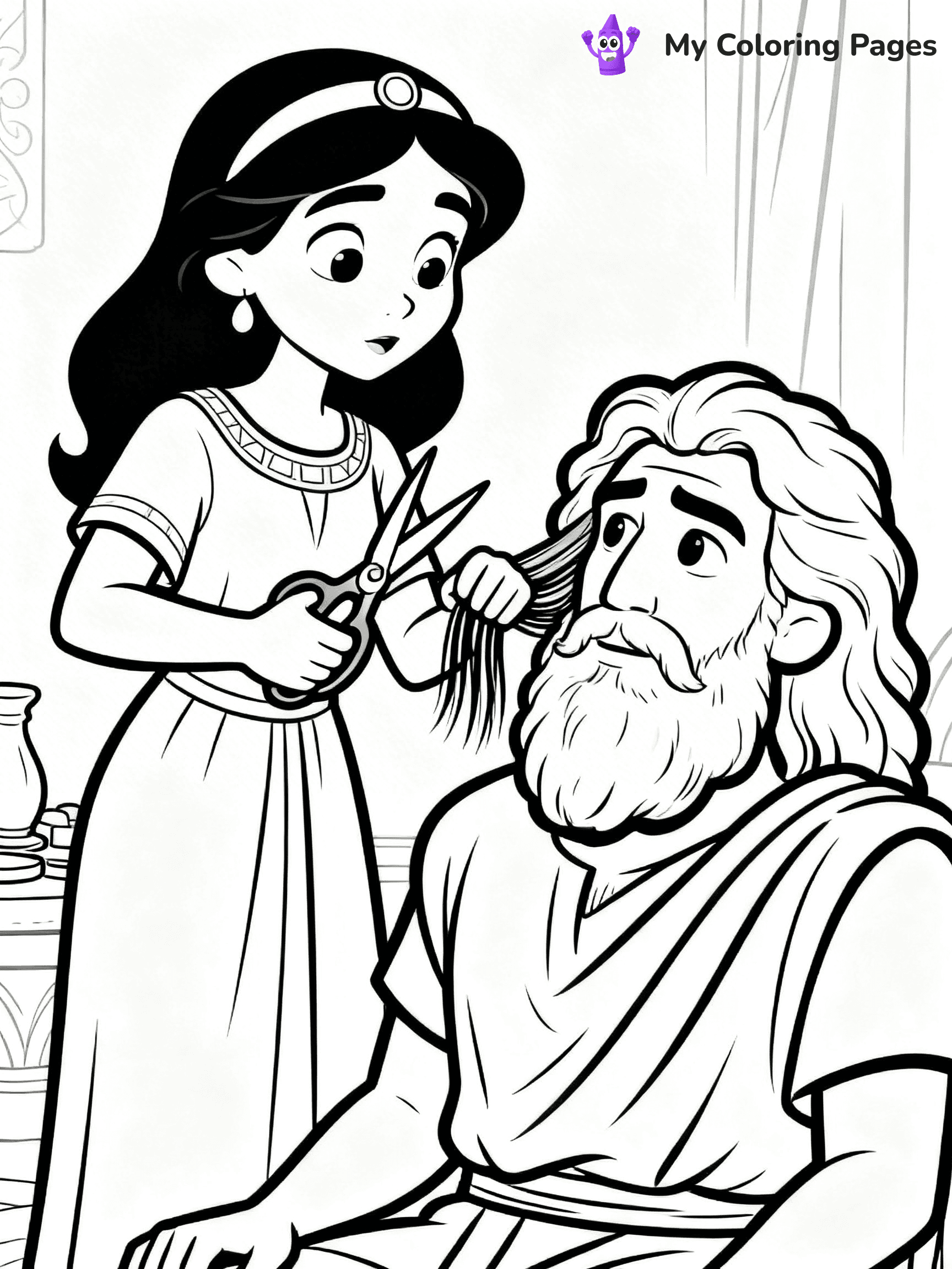 Samson Coloring Pages - 16