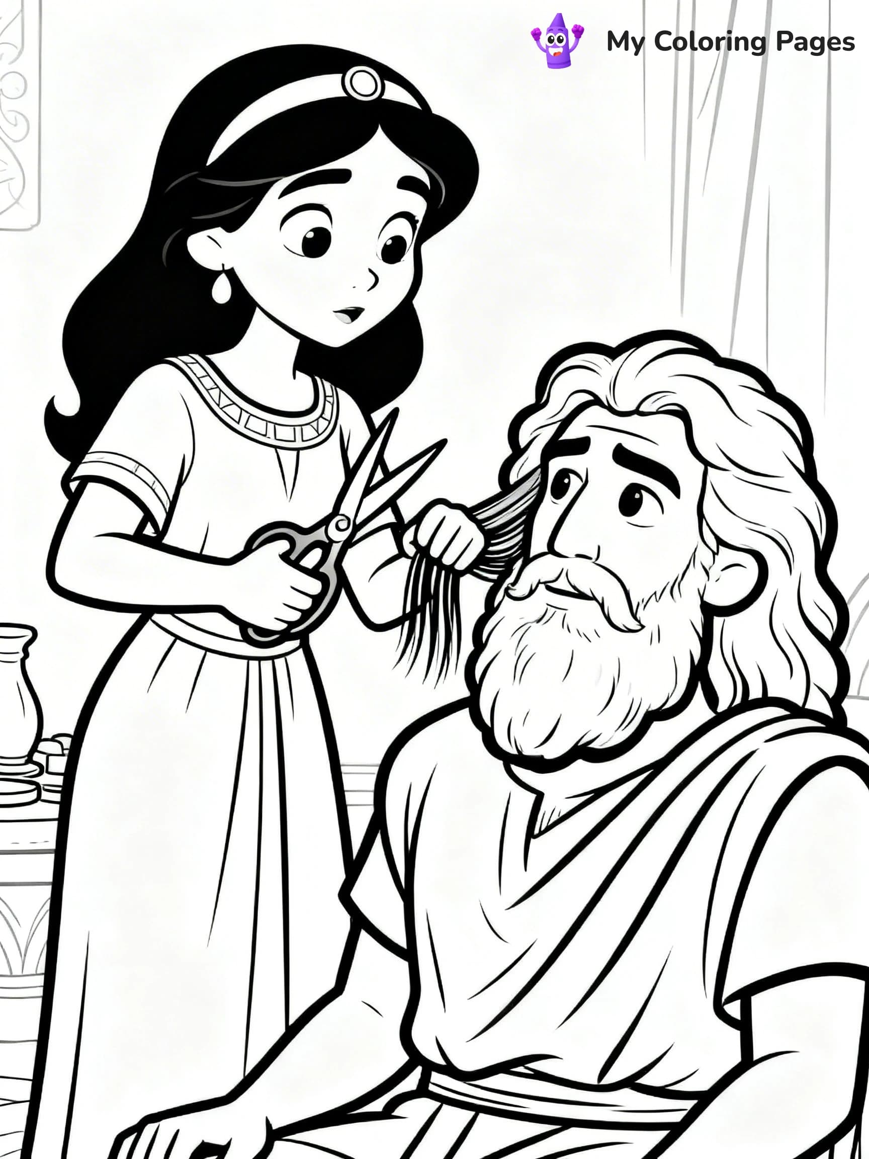 Samson Coloring Pages - 16