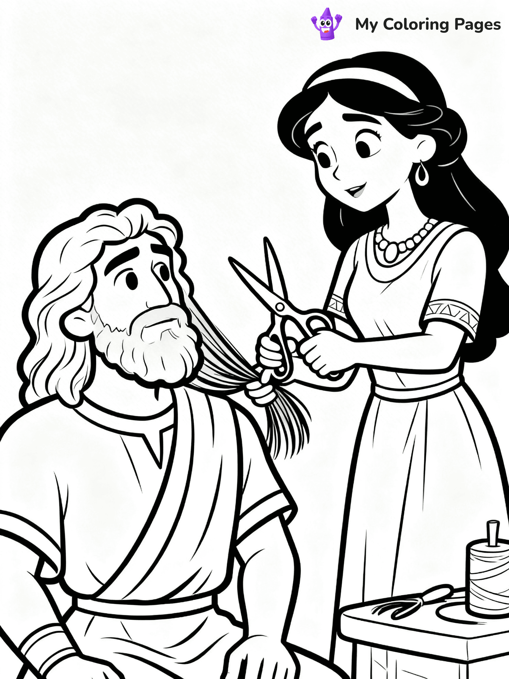 Samson Coloring Pages - 15