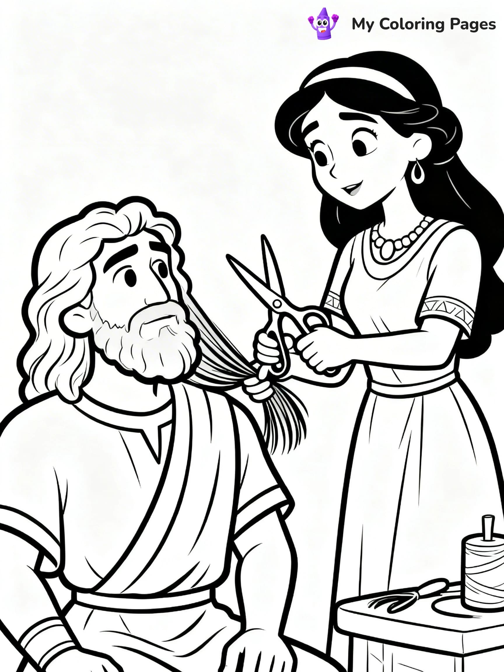 Samson Coloring Pages - 15
