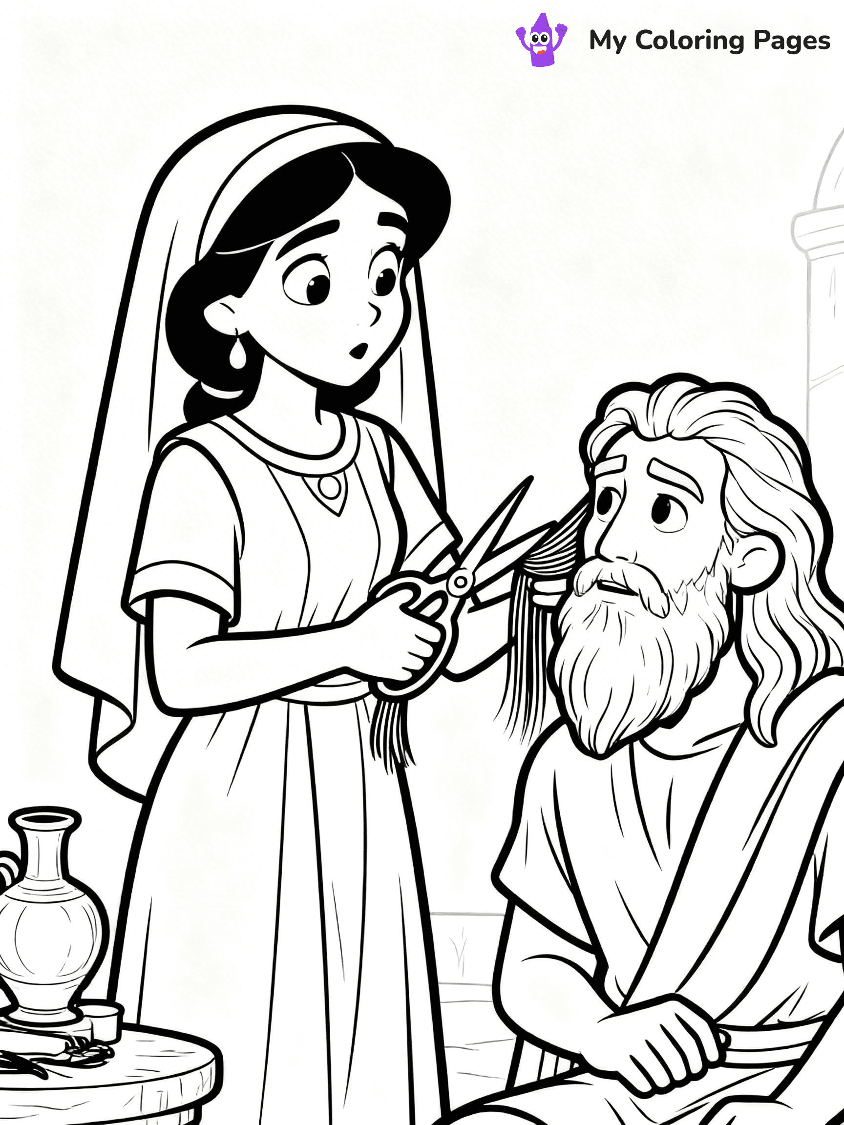 Samson Coloring Pages - 14