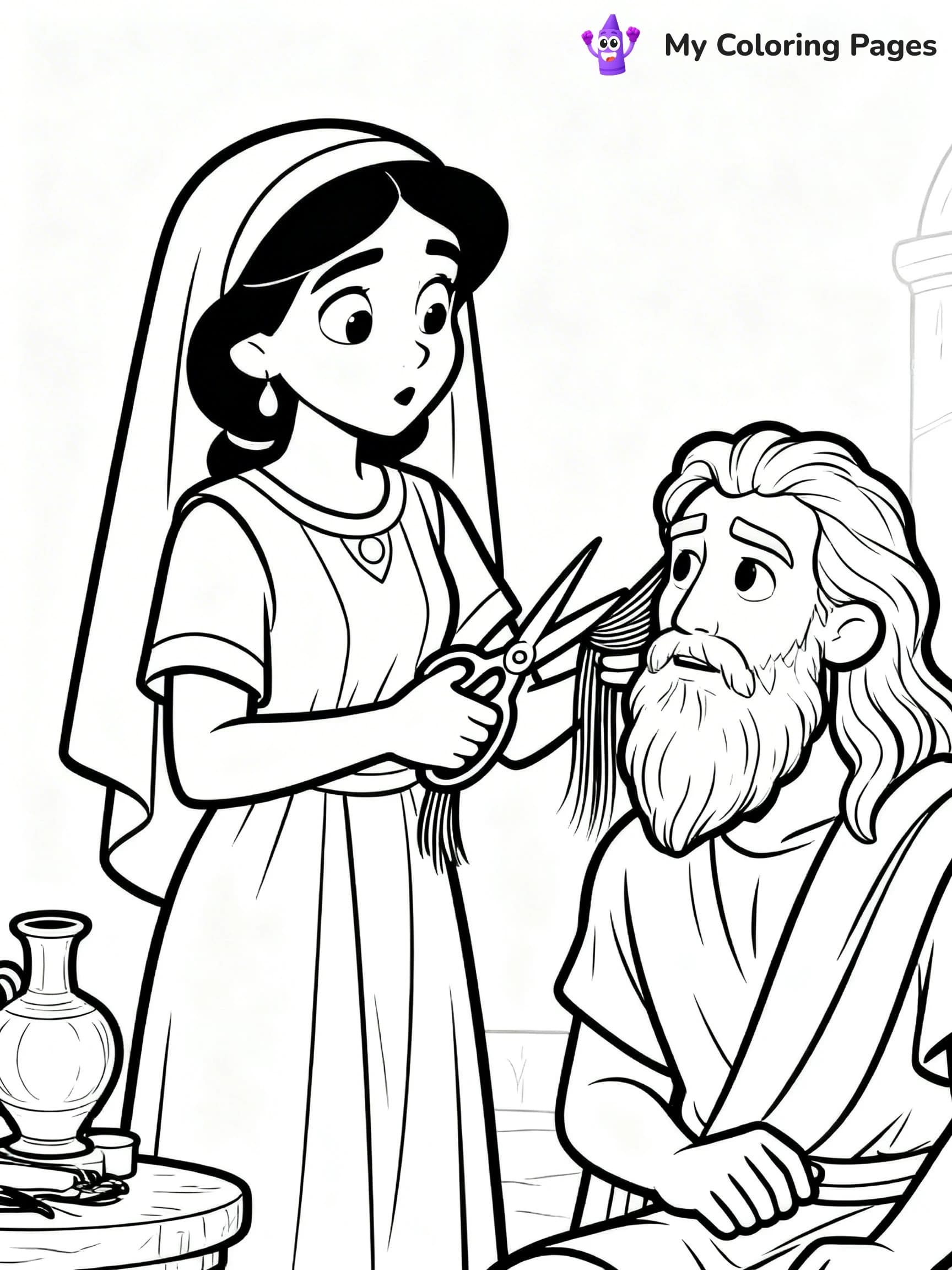 Samson Coloring Pages - 14
