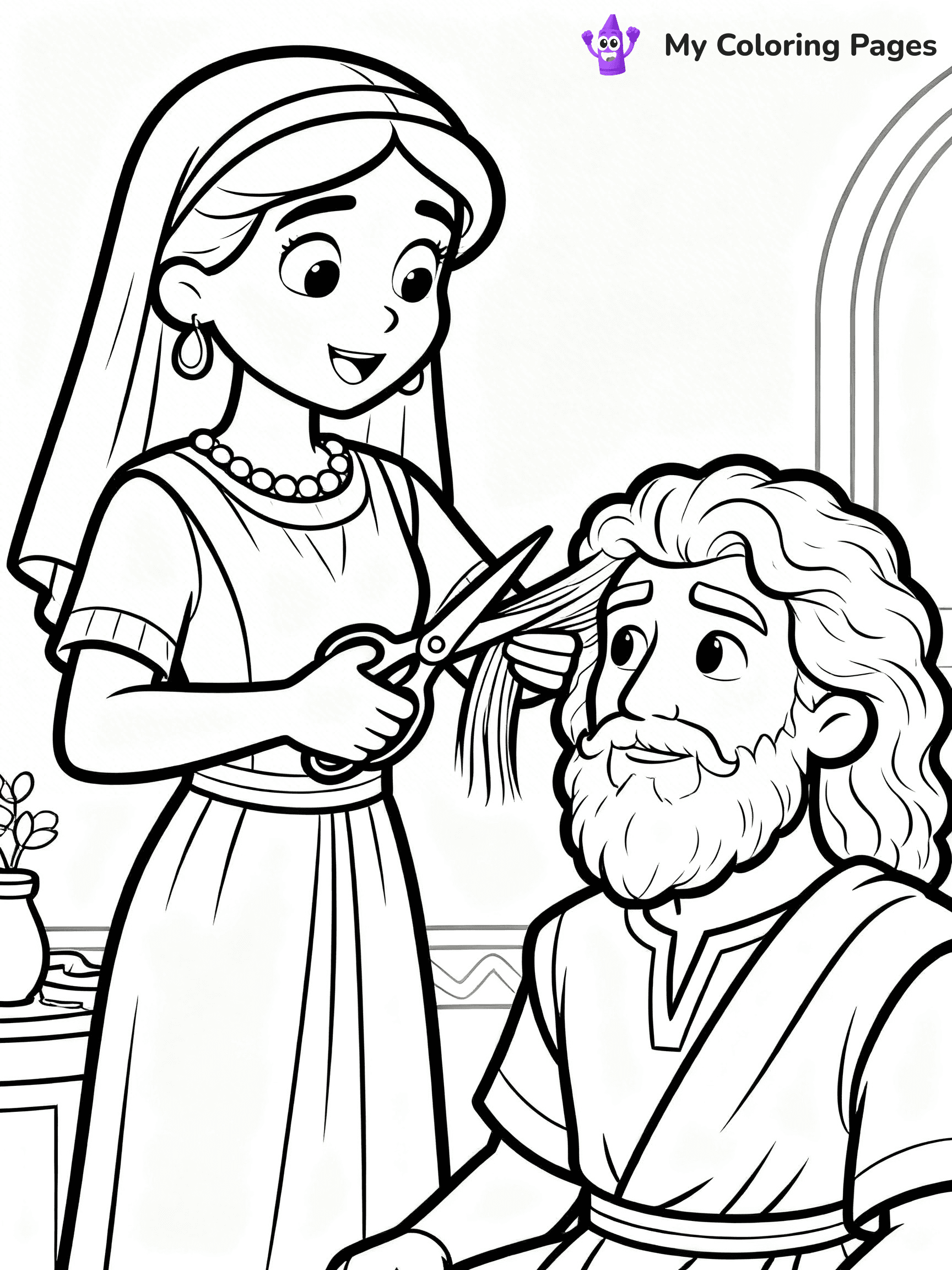 Samson Coloring Pages - 13