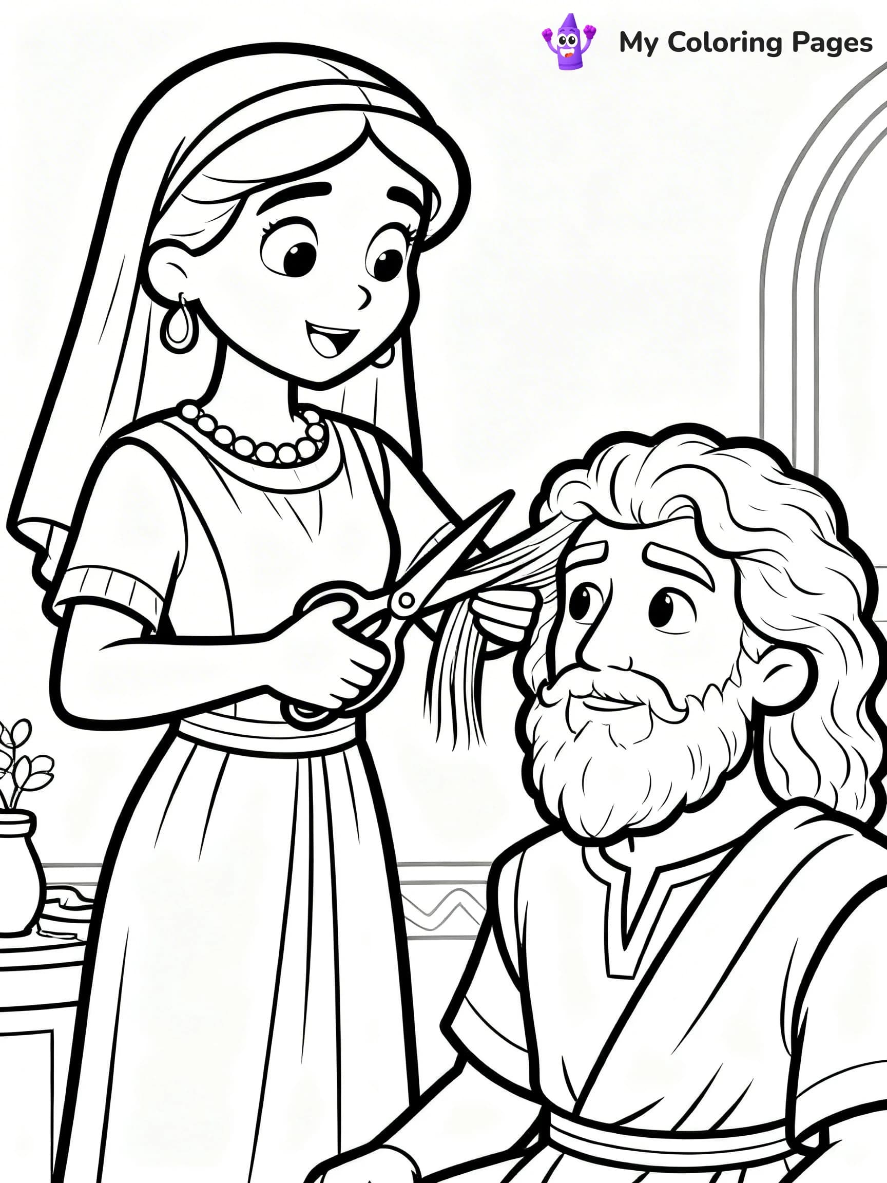Samson Coloring Pages - 13