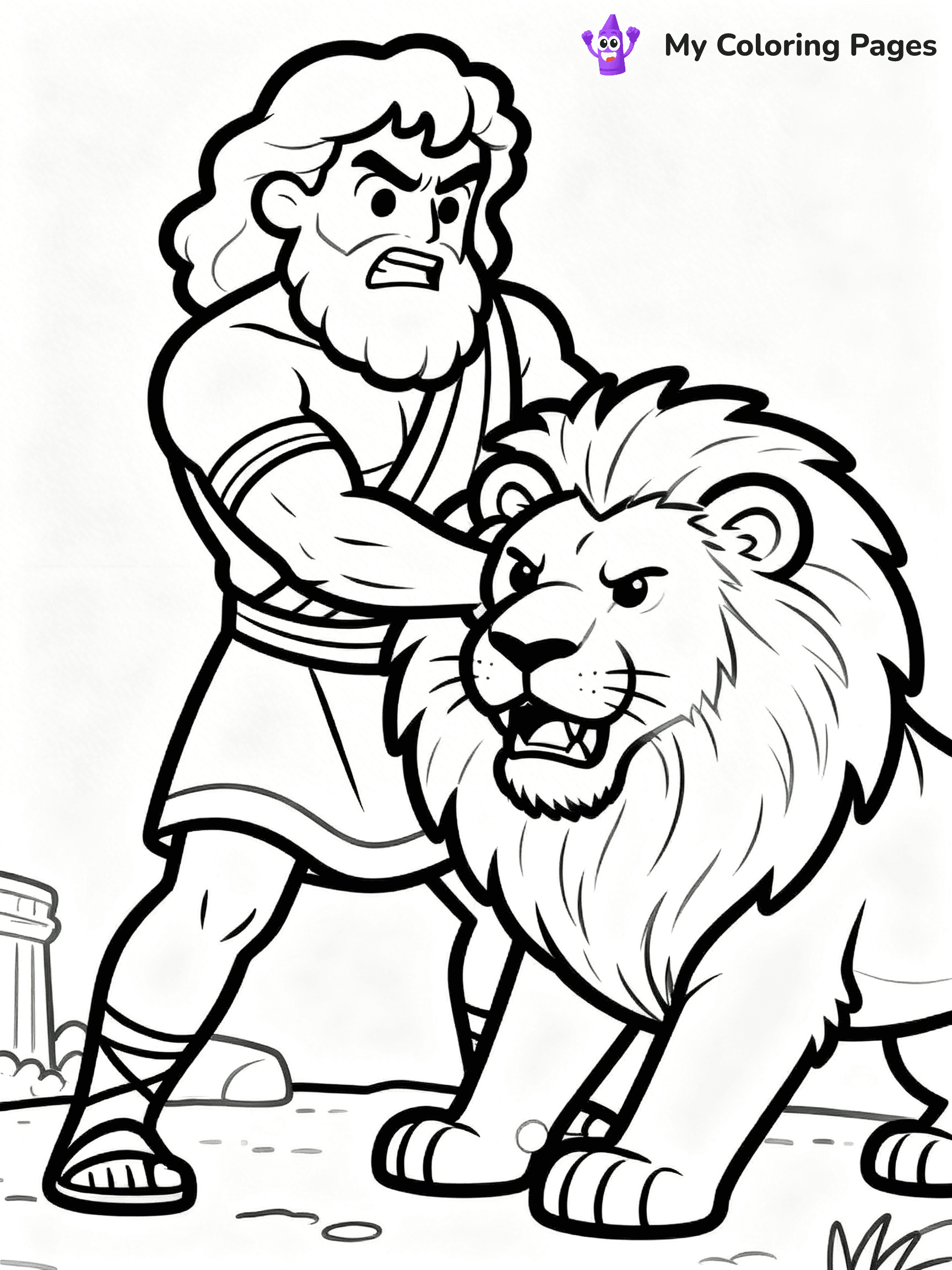 Samson Coloring Pages - 11