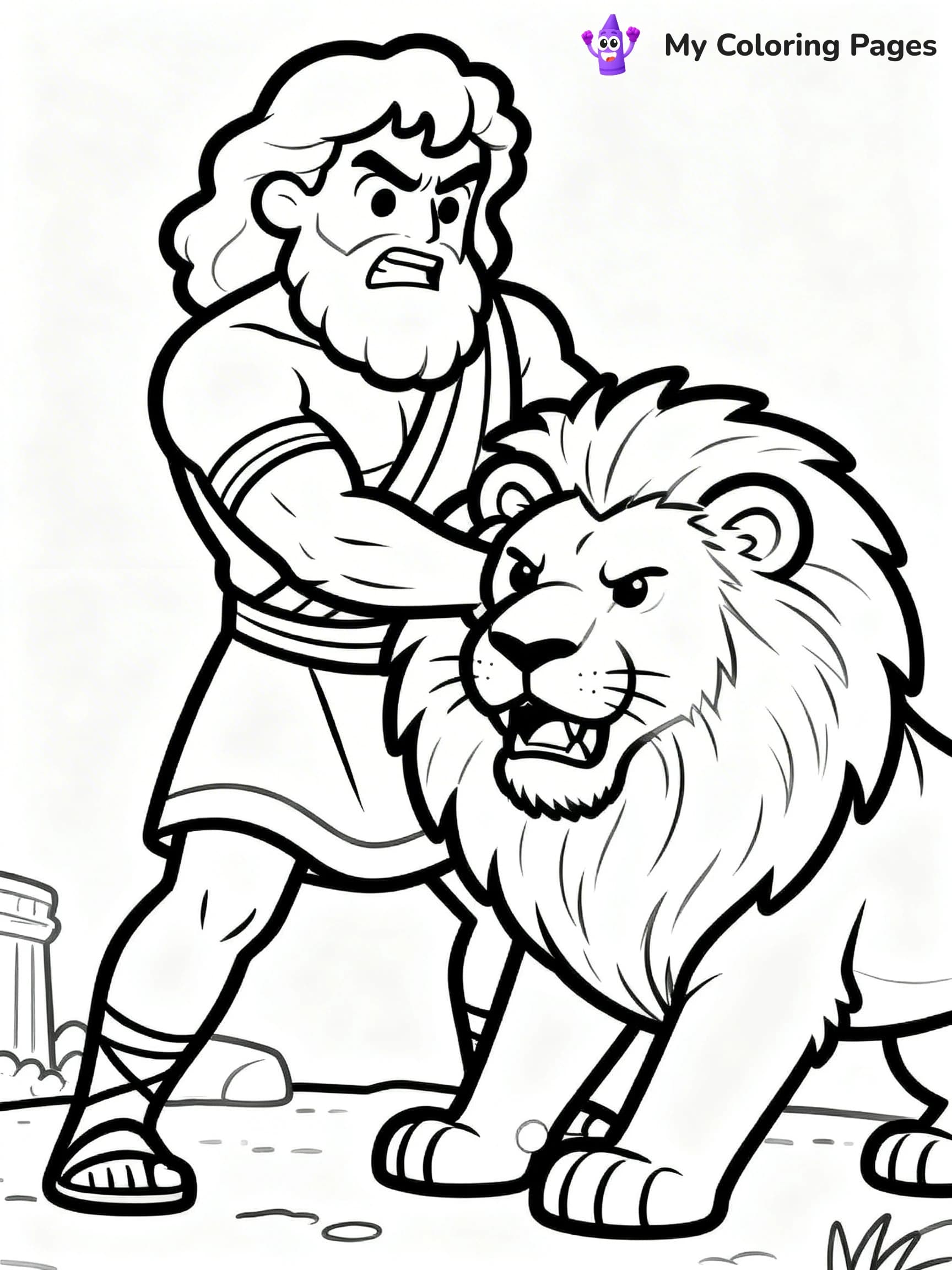 Samson Coloring Pages - 11