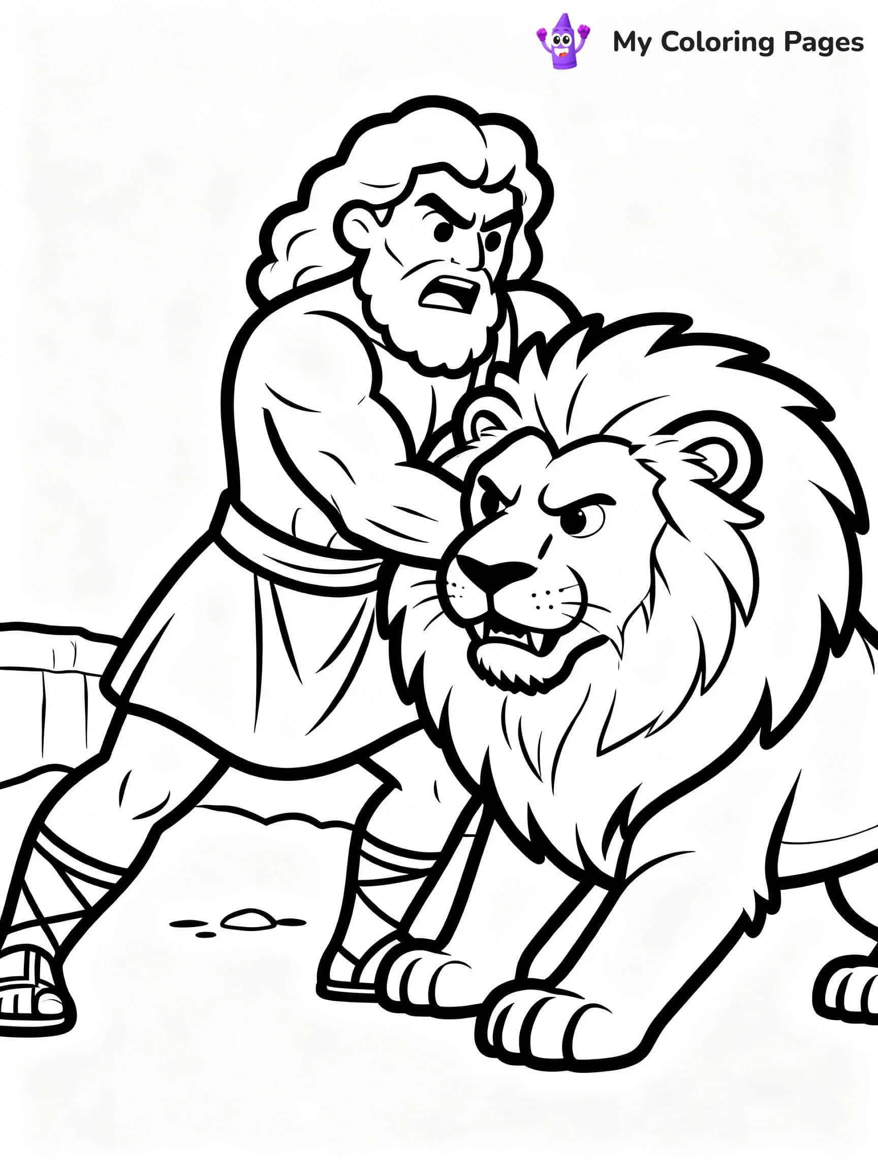 Samson Coloring Pages - 10