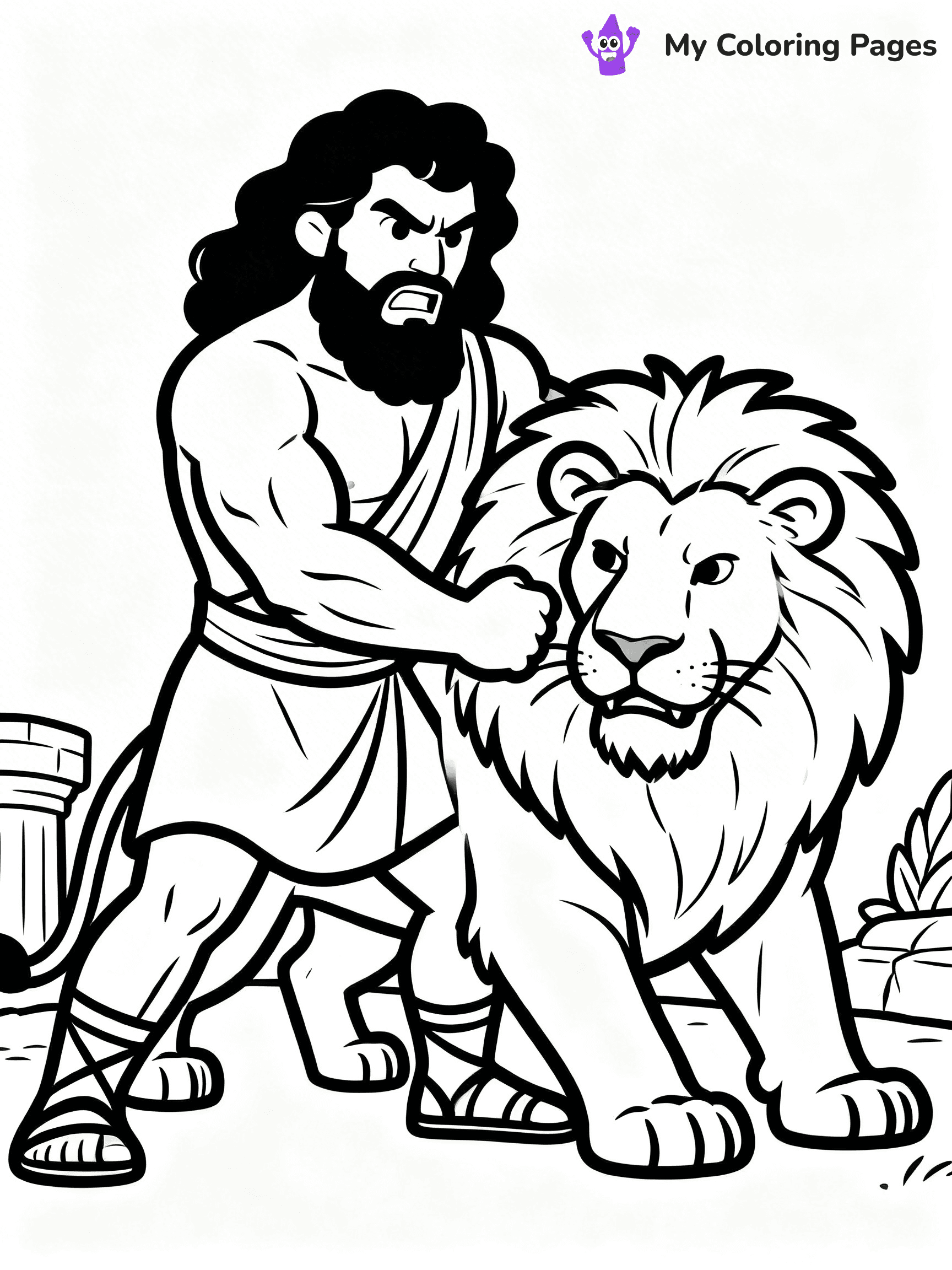 Samson Coloring Pages - 9