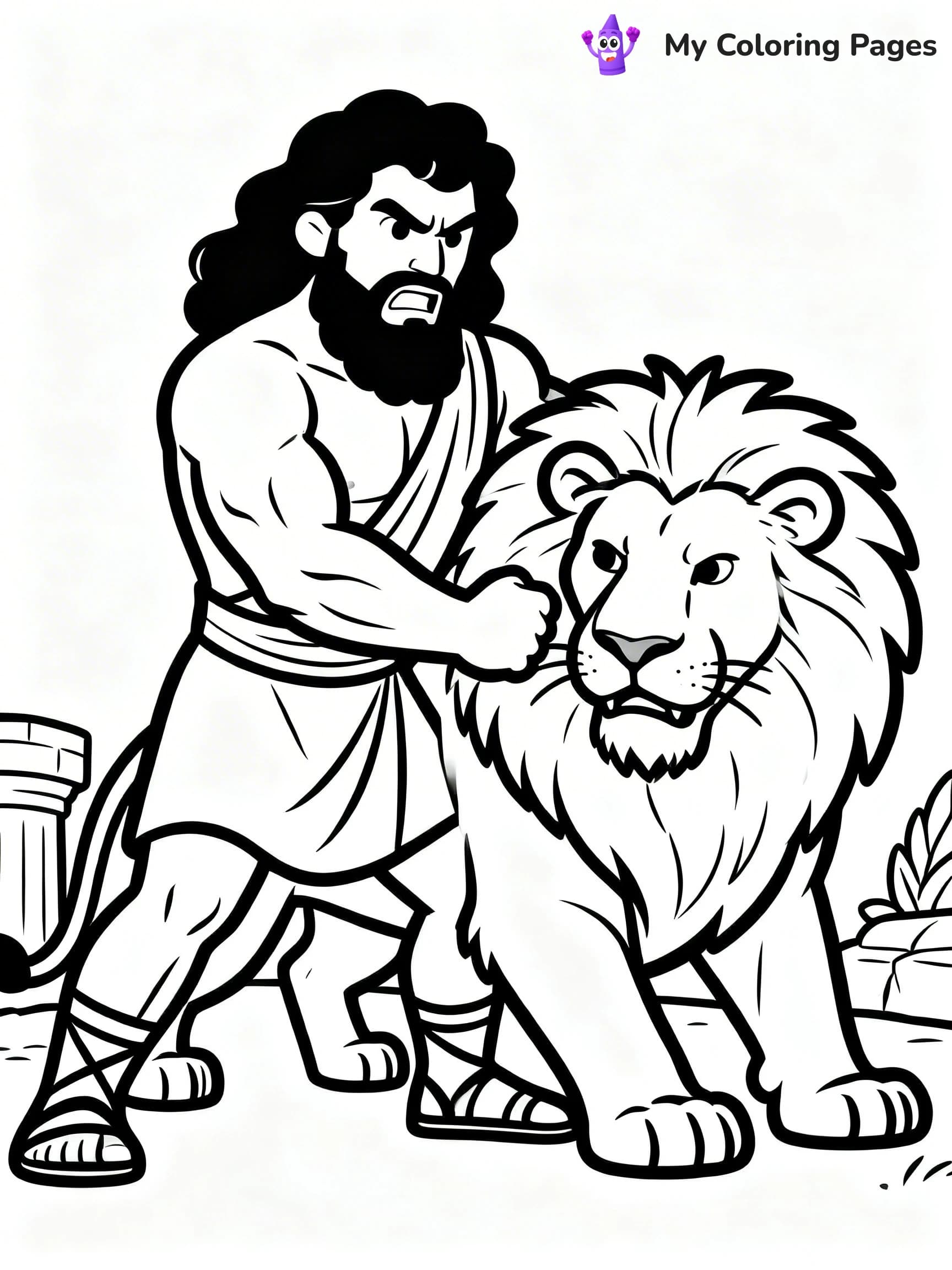 Samson Coloring Pages - 9