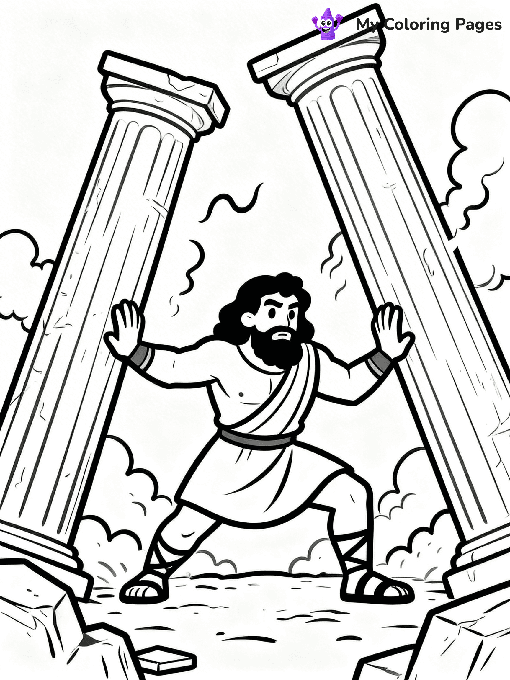 Samson Coloring Pages - 7