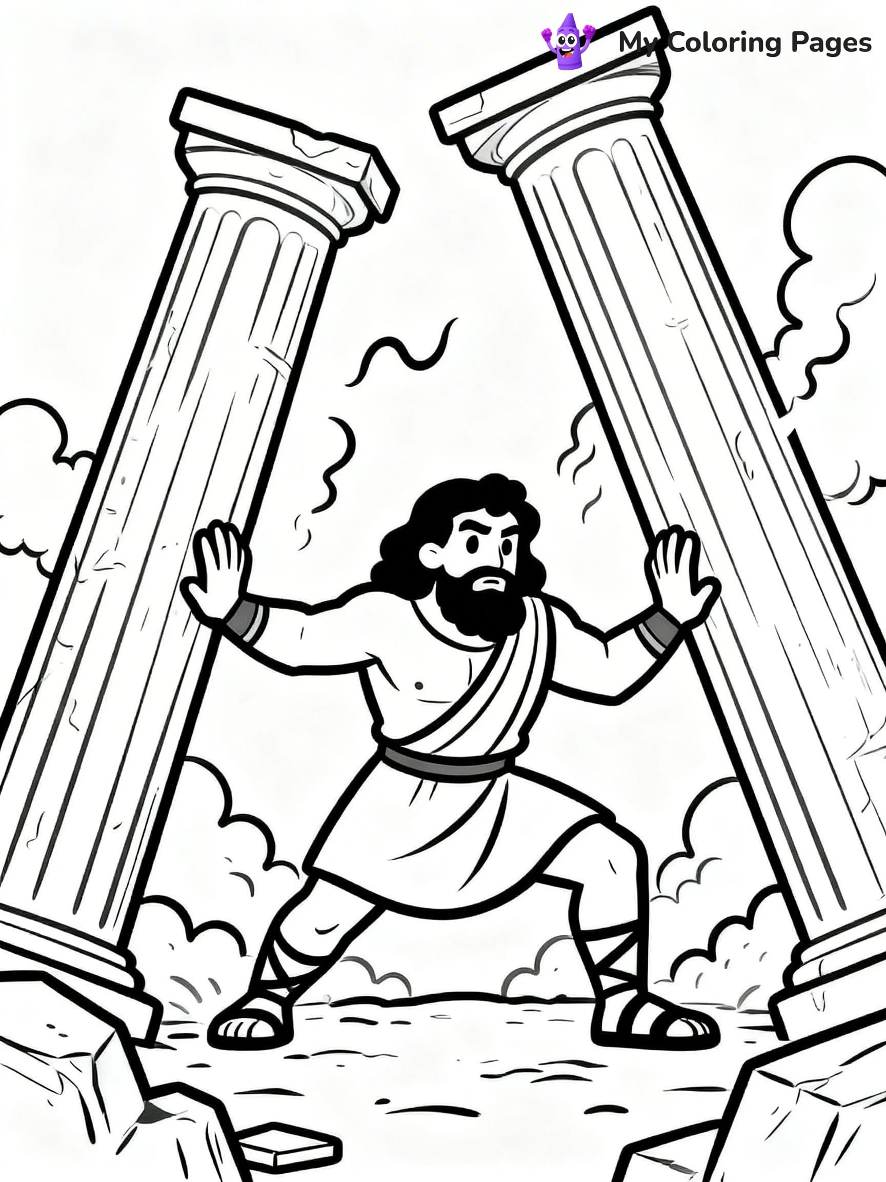 Samson Coloring Pages - 7