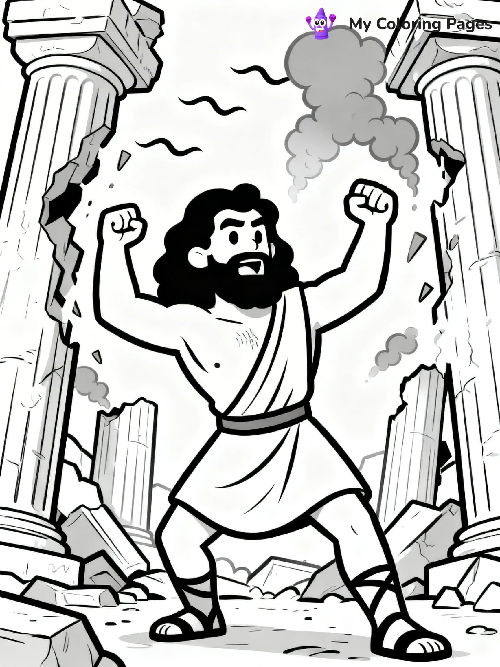 Samson Coloring Pages - 5