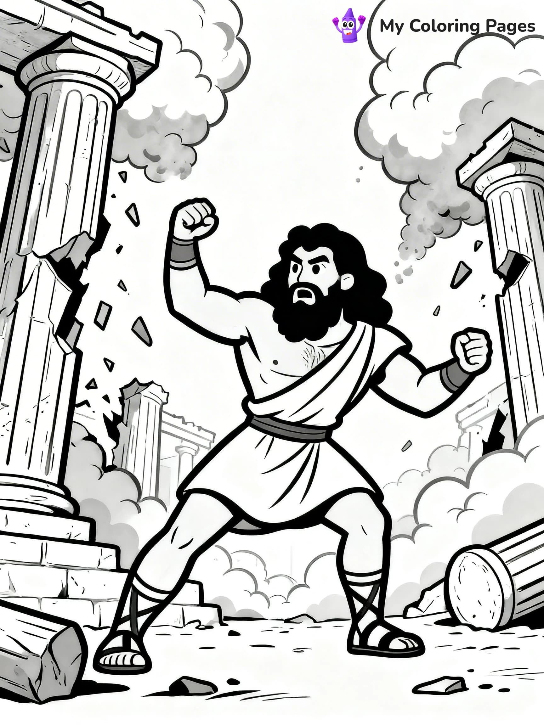 Samson Coloring Pages - 4