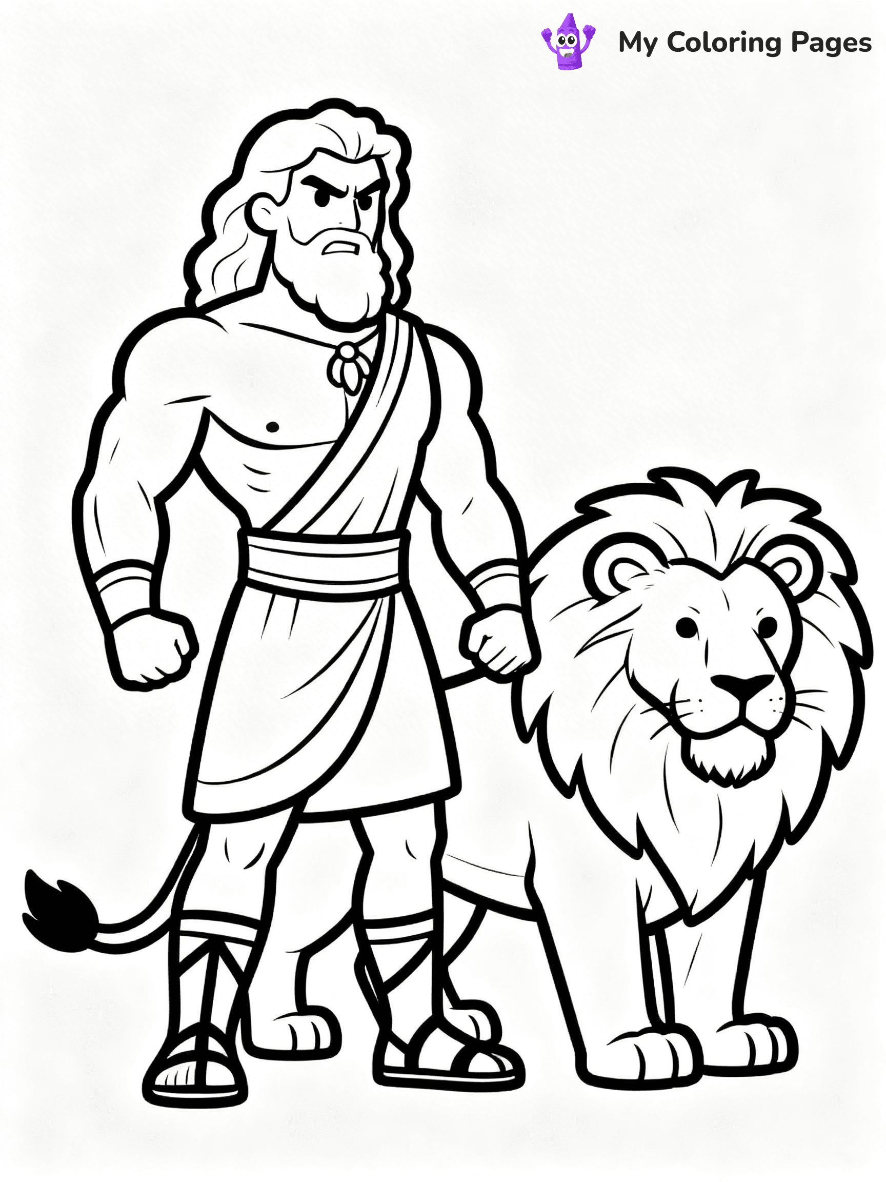 Samson Coloring Pages - 2