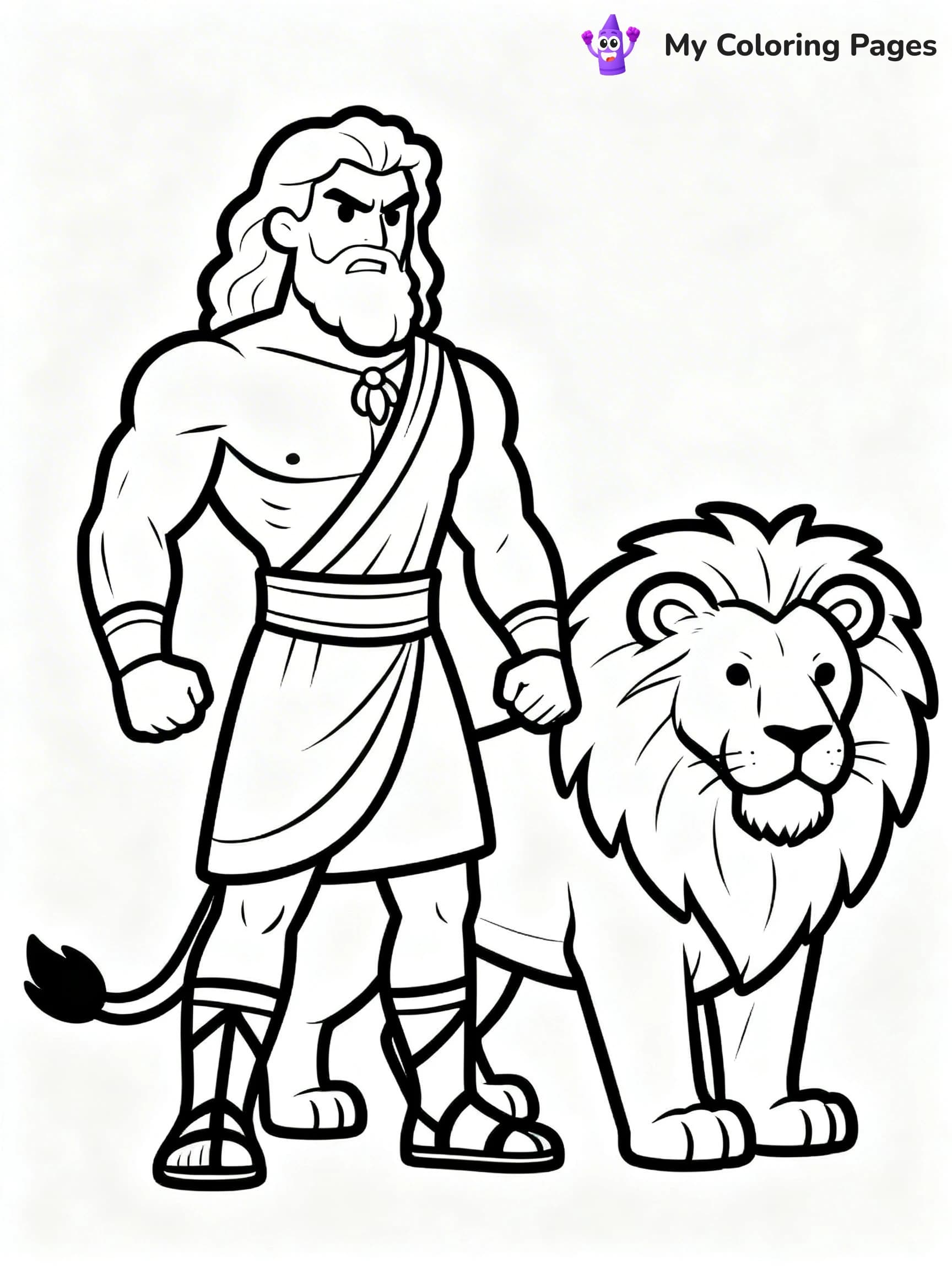 Samson Coloring Pages - 2