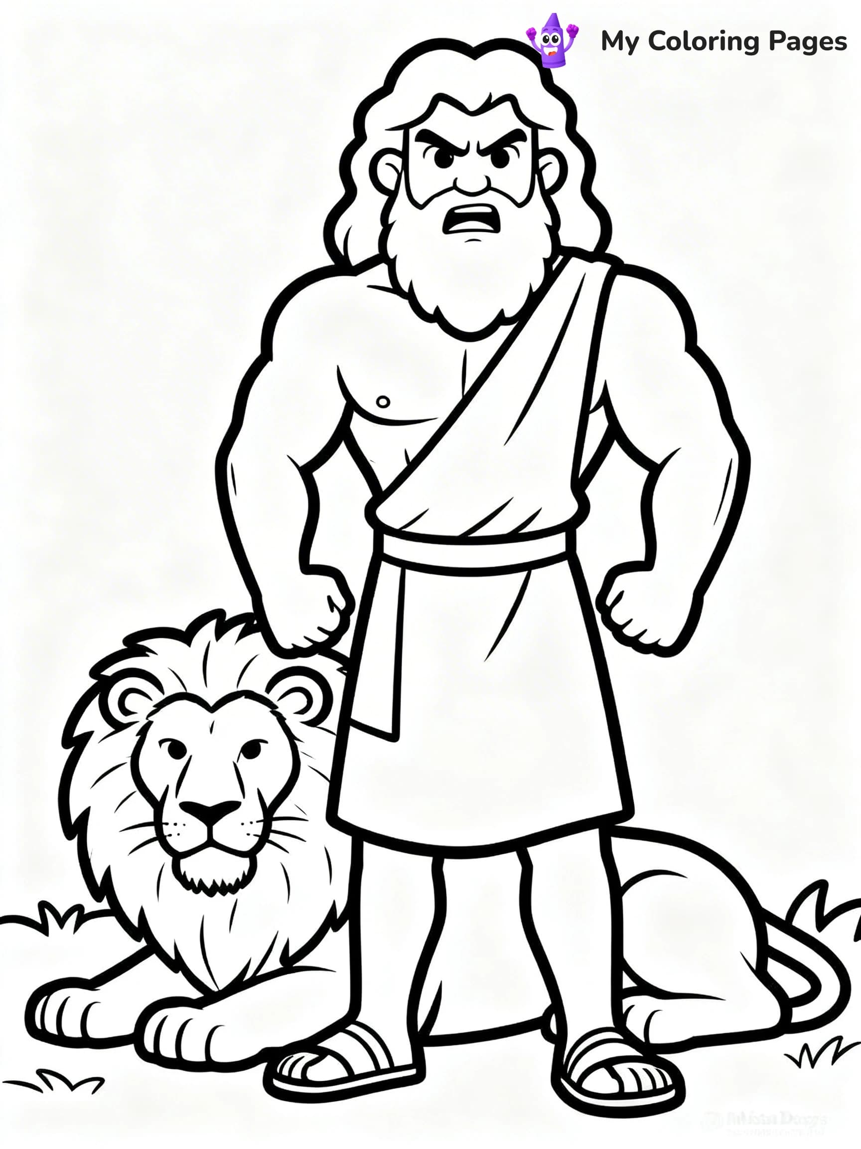 Samson Coloring Pages - 1