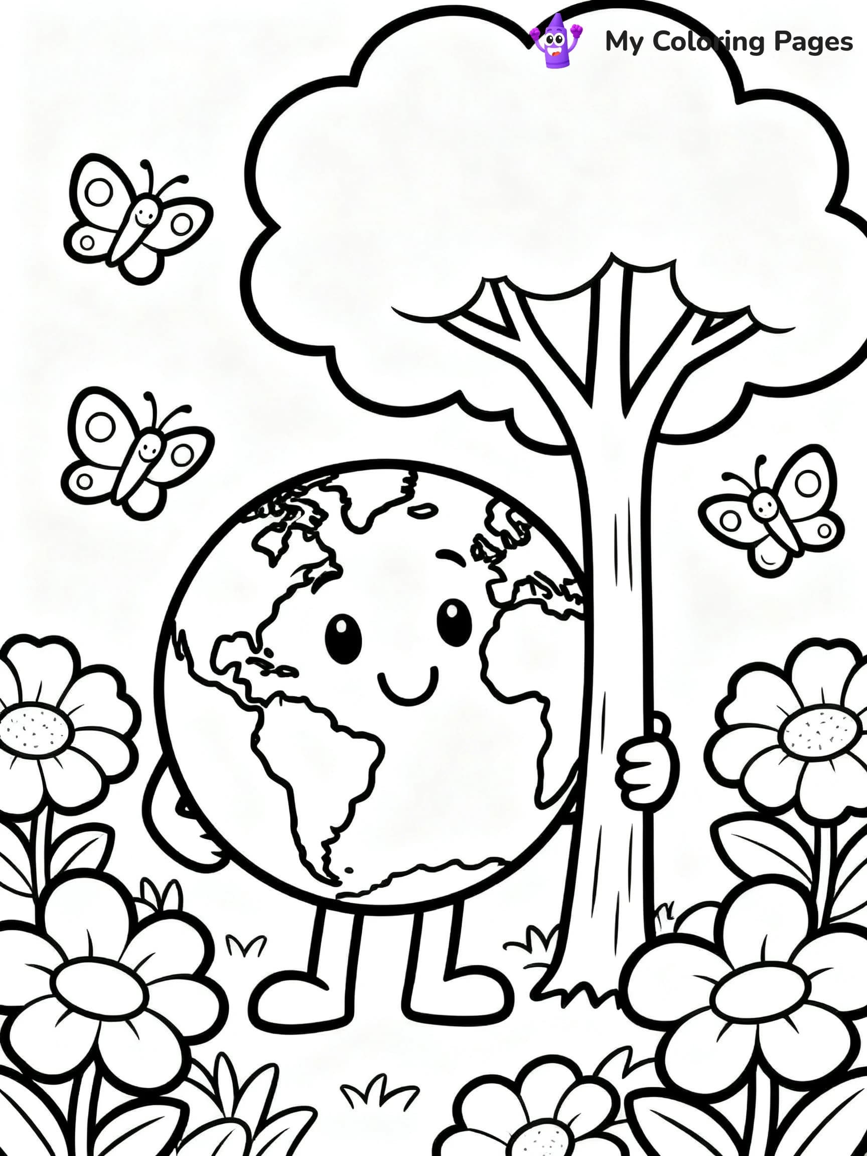 Earth Day Coloring Pages - 7