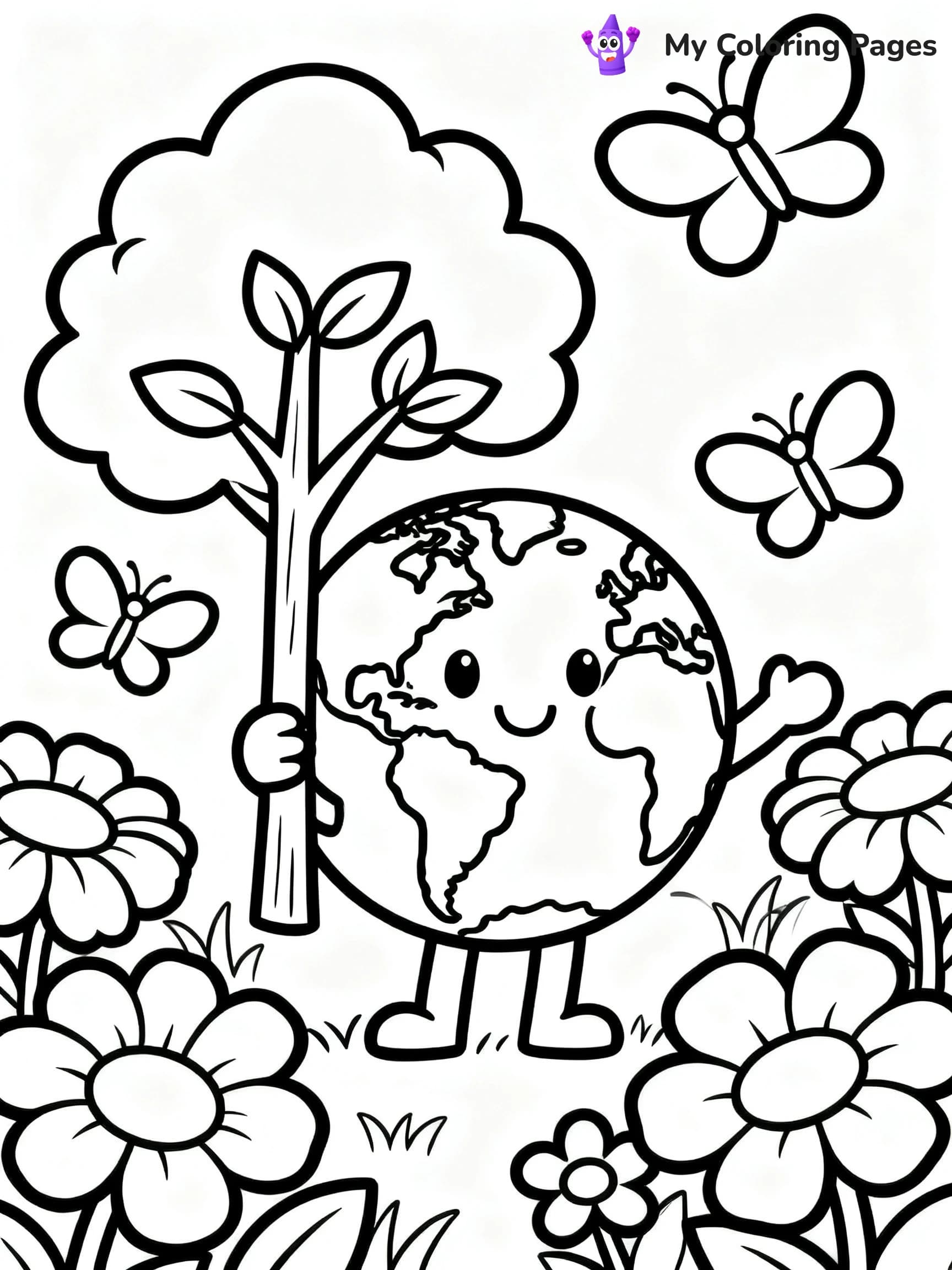 Earth Day Coloring Pages - 2