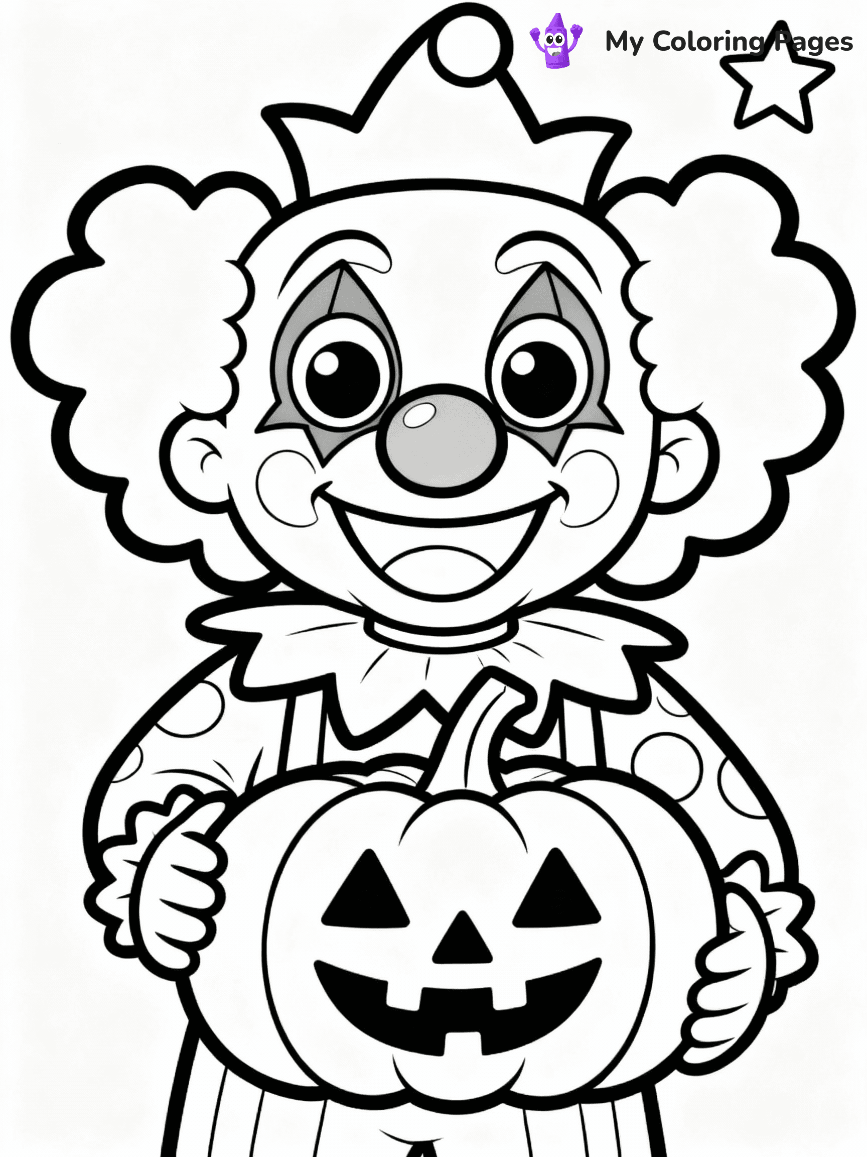 Clown Coloring Pages - 42