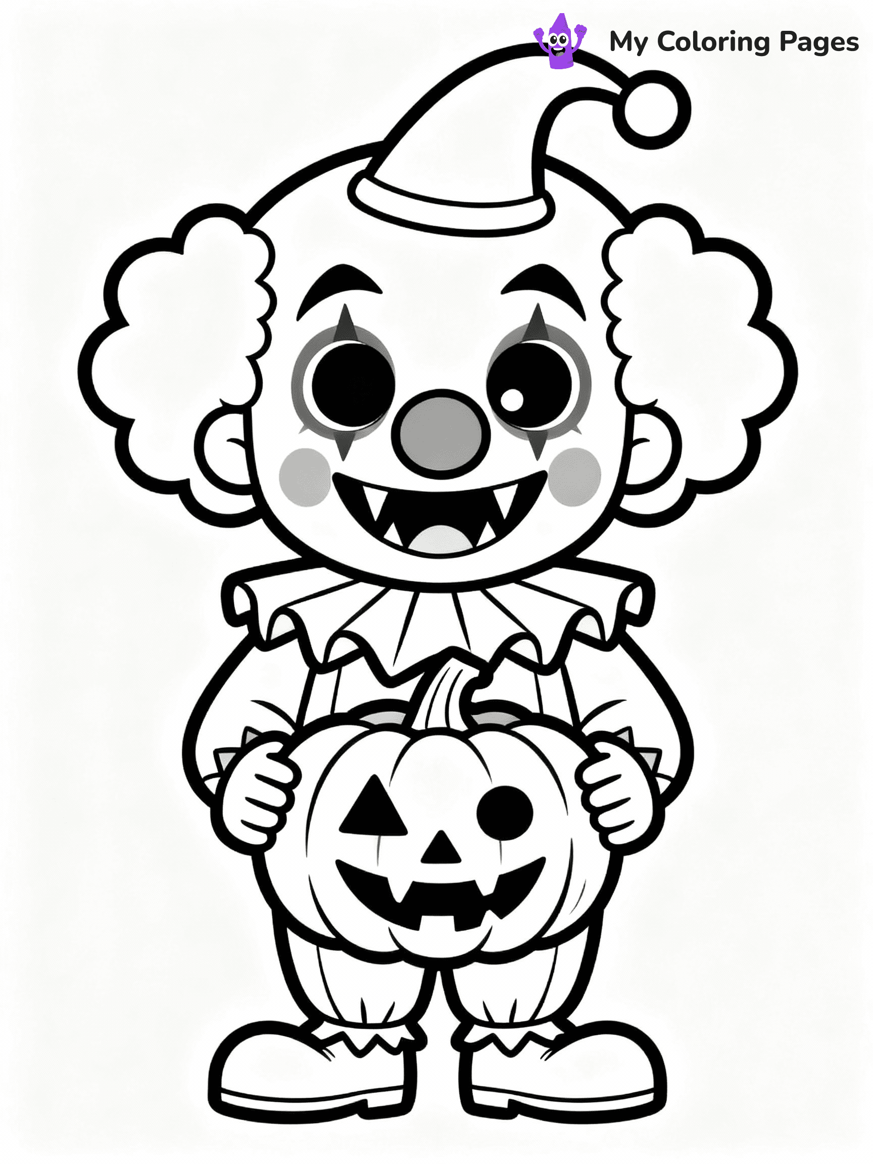 Clown Coloring Pages - 38