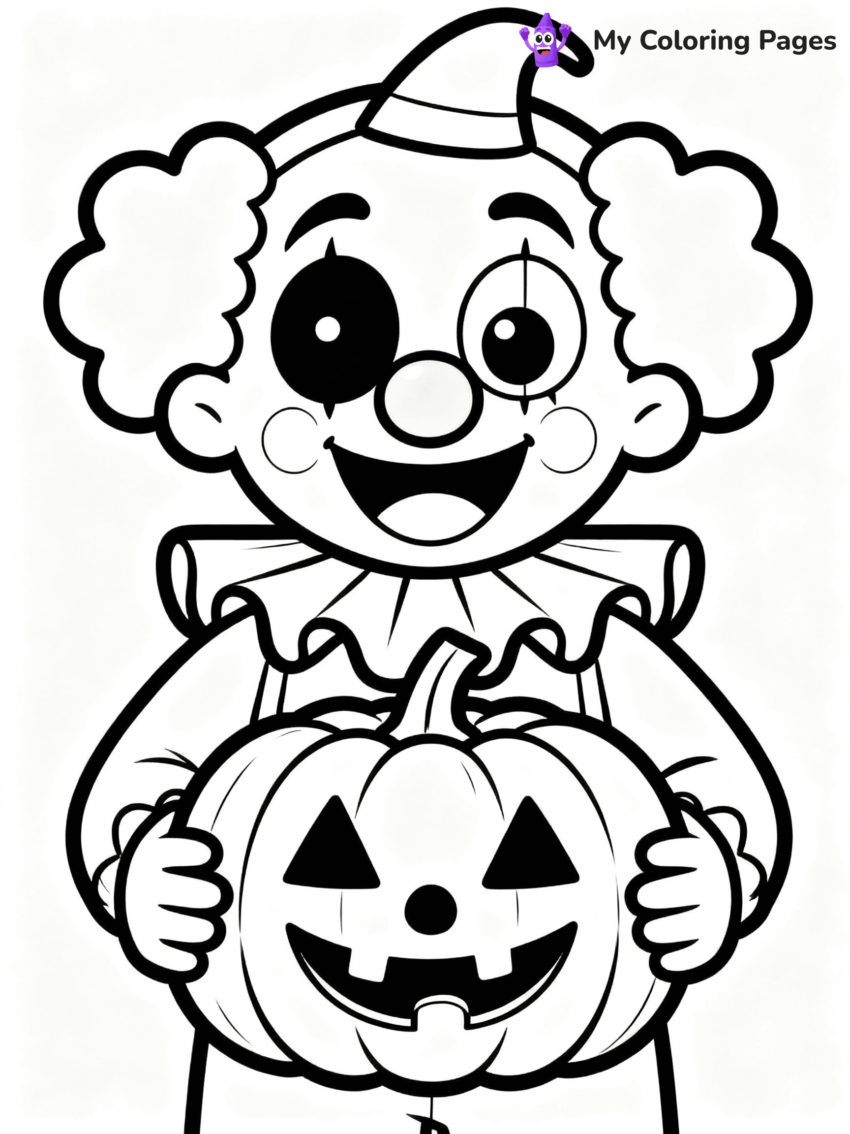 Clown Coloring Pages - 36