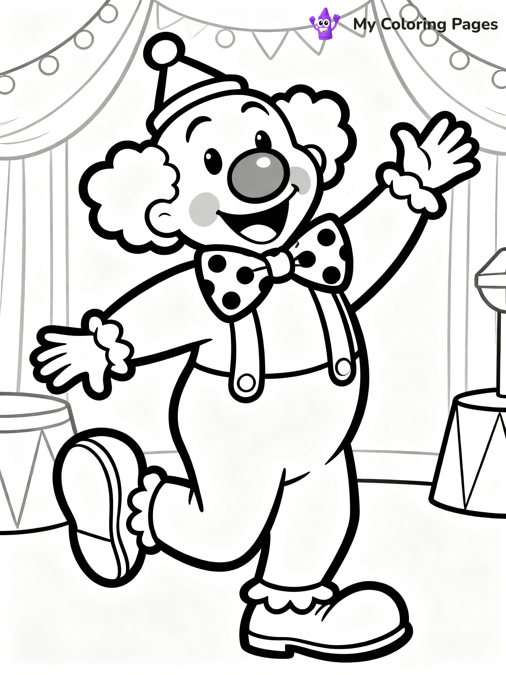 Clown Coloring Pages - 26