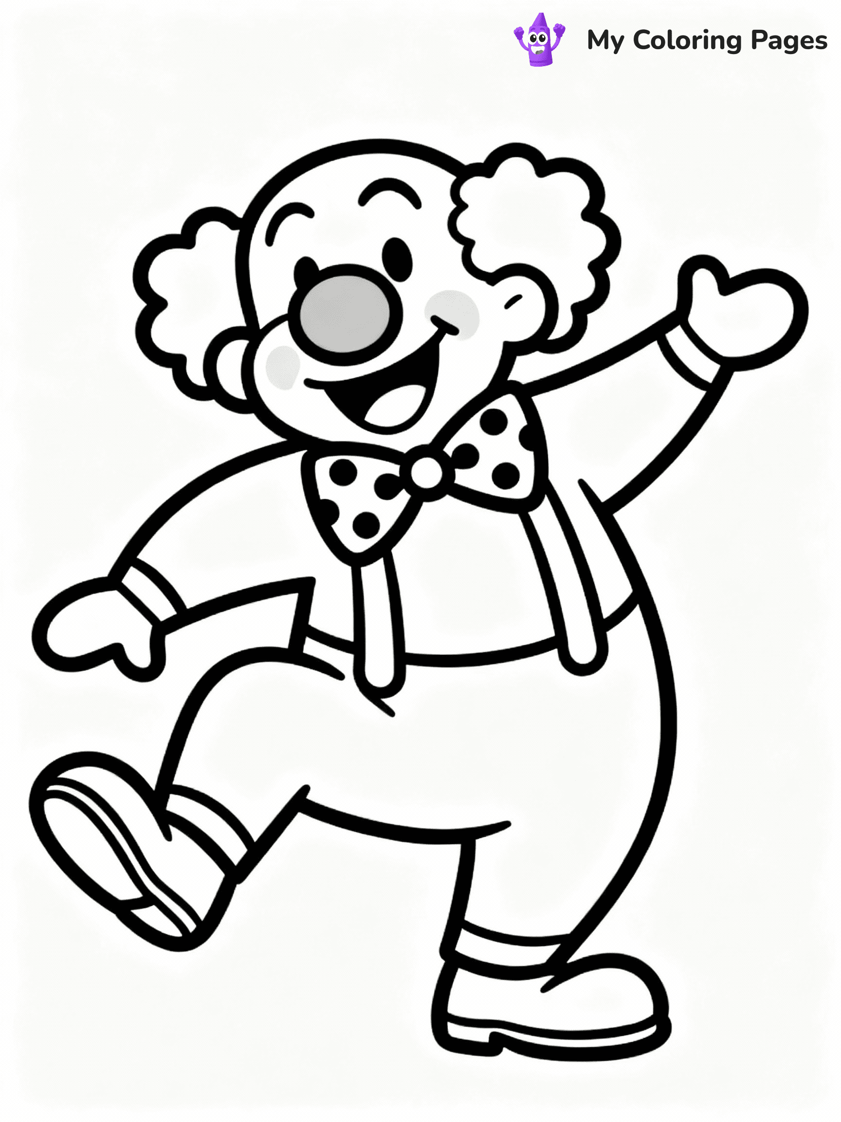 Clown Coloring Pages - 25