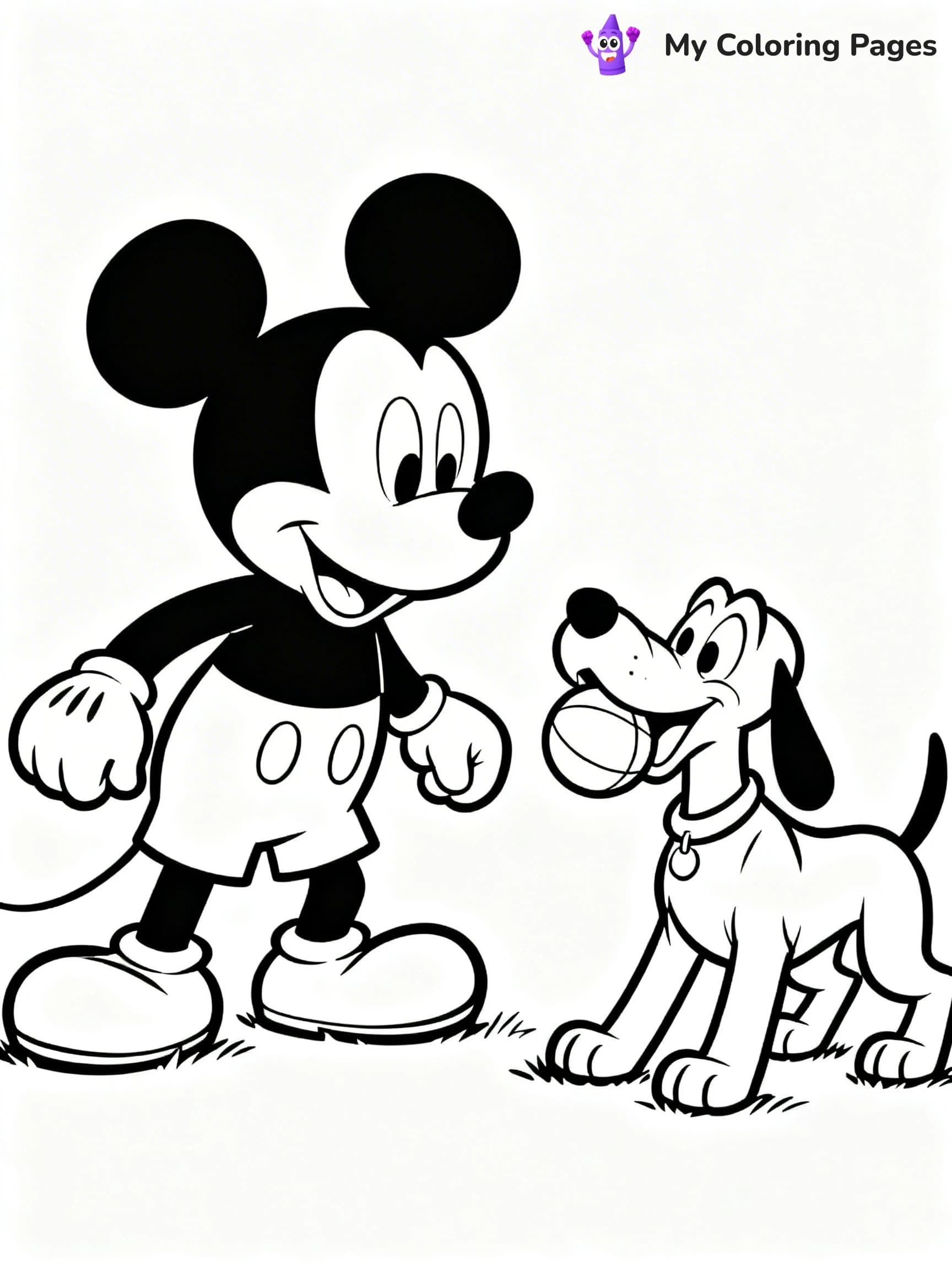 Pluto Coloring Pages - 12