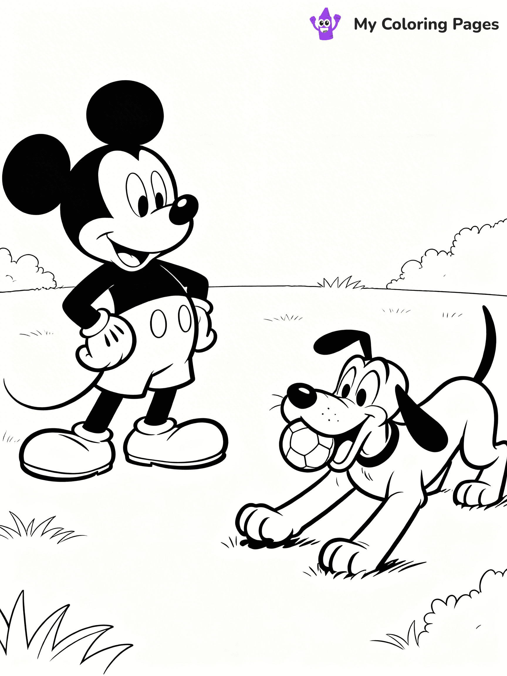 Pluto Coloring Pages - 11