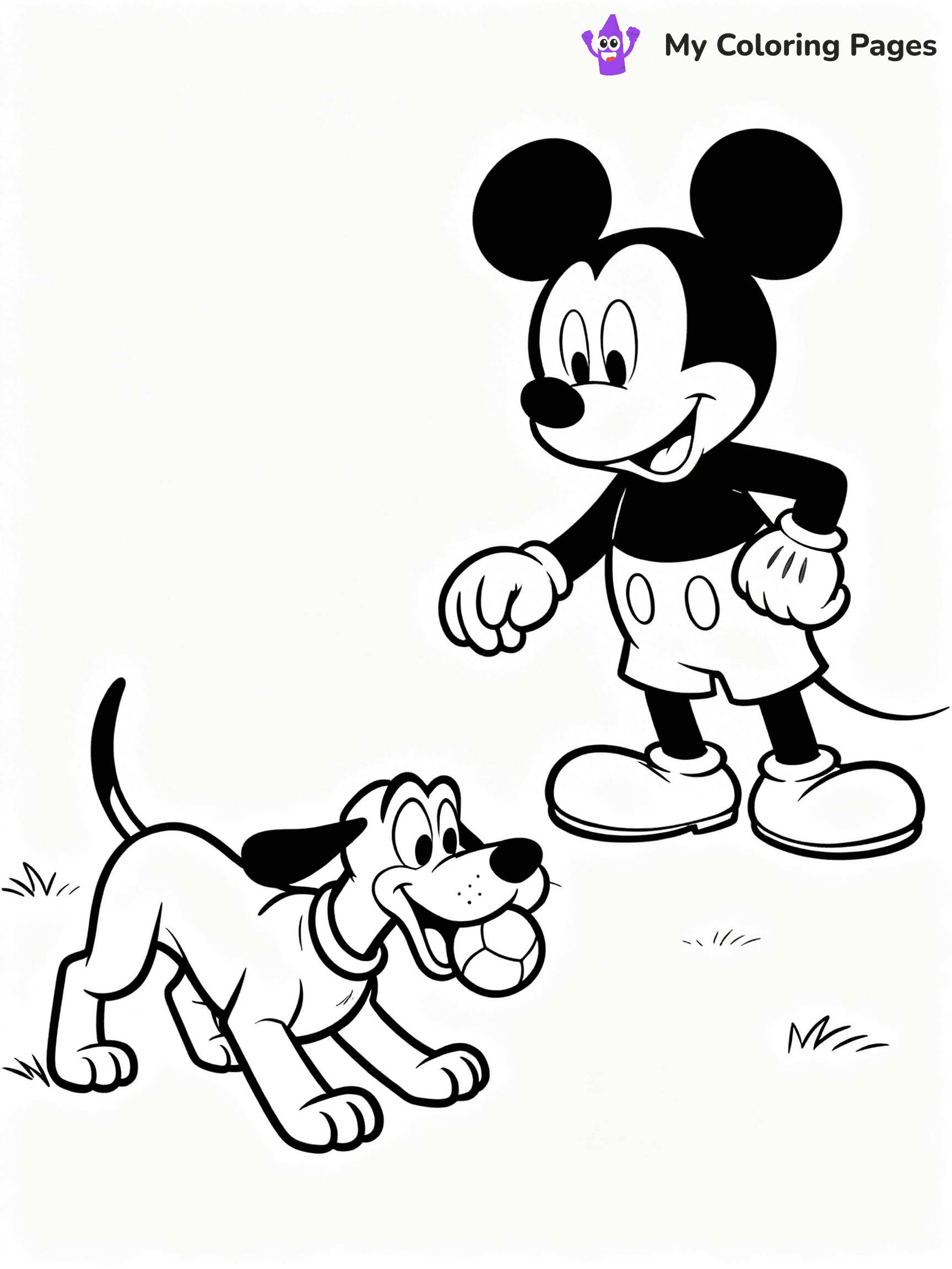 Pluto Coloring Pages - 10