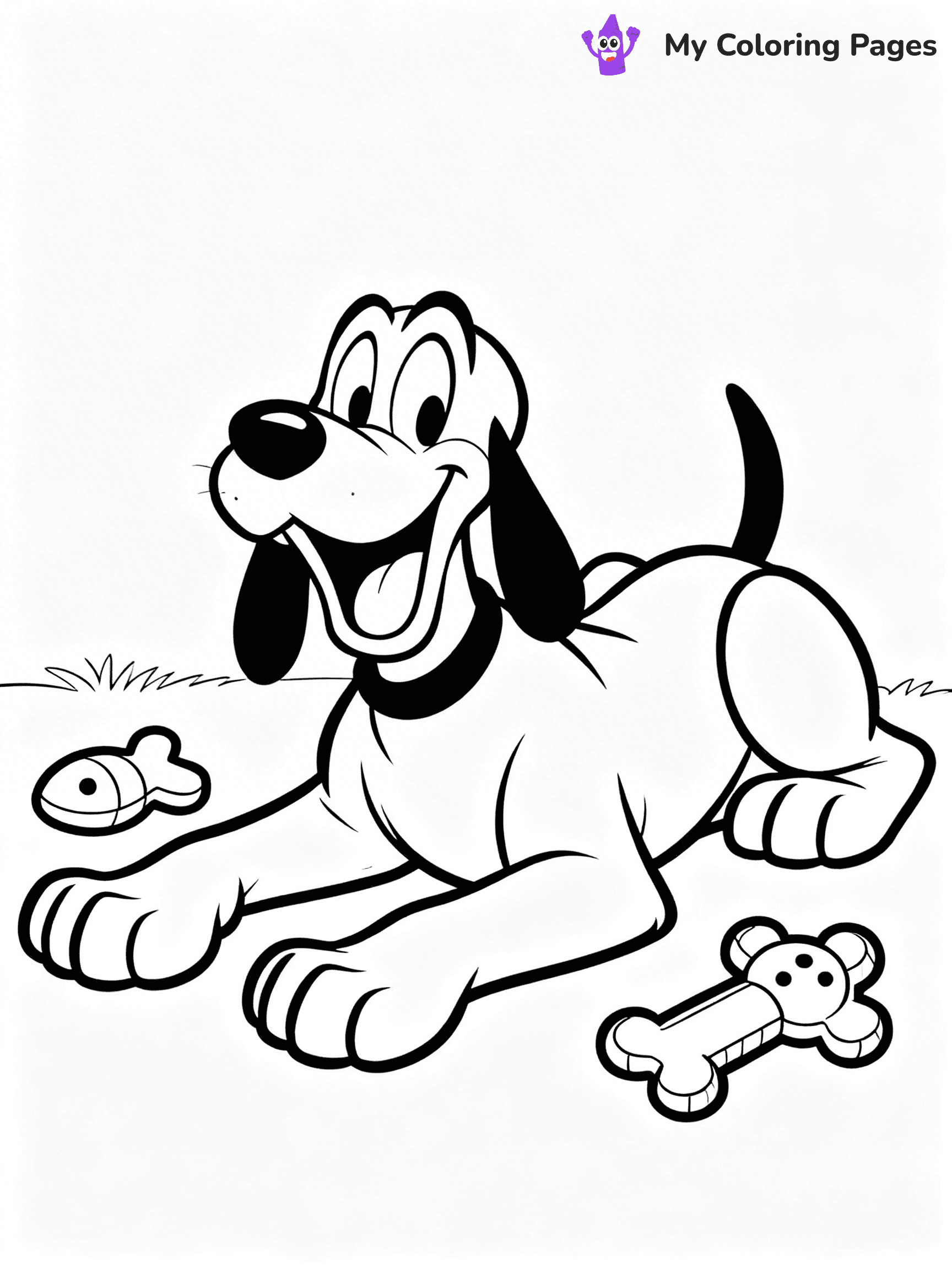 Pluto Coloring Pages - 3