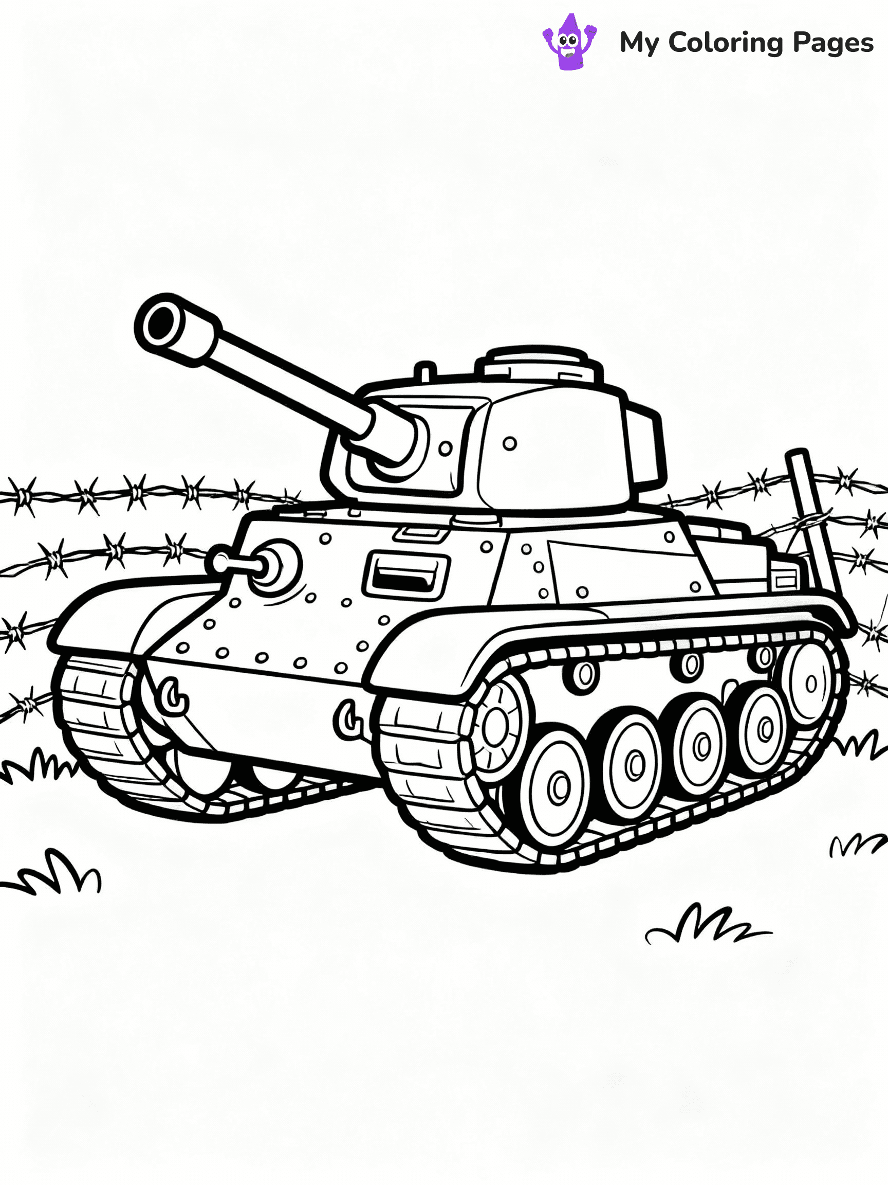 Tank Coloring Pages - 31