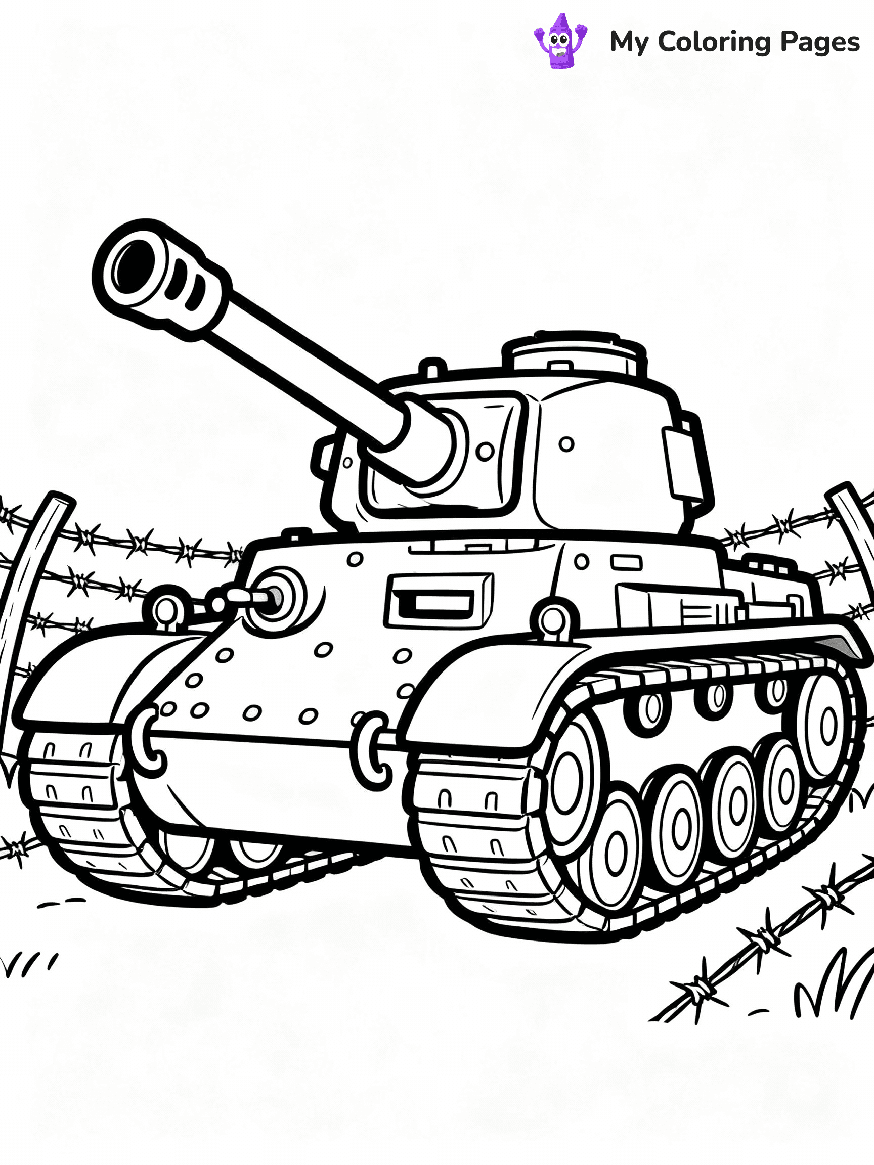 Tank Coloring Pages - 30