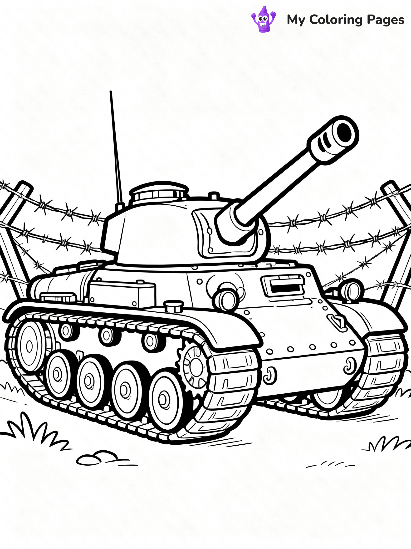Tank Coloring Pages - 29