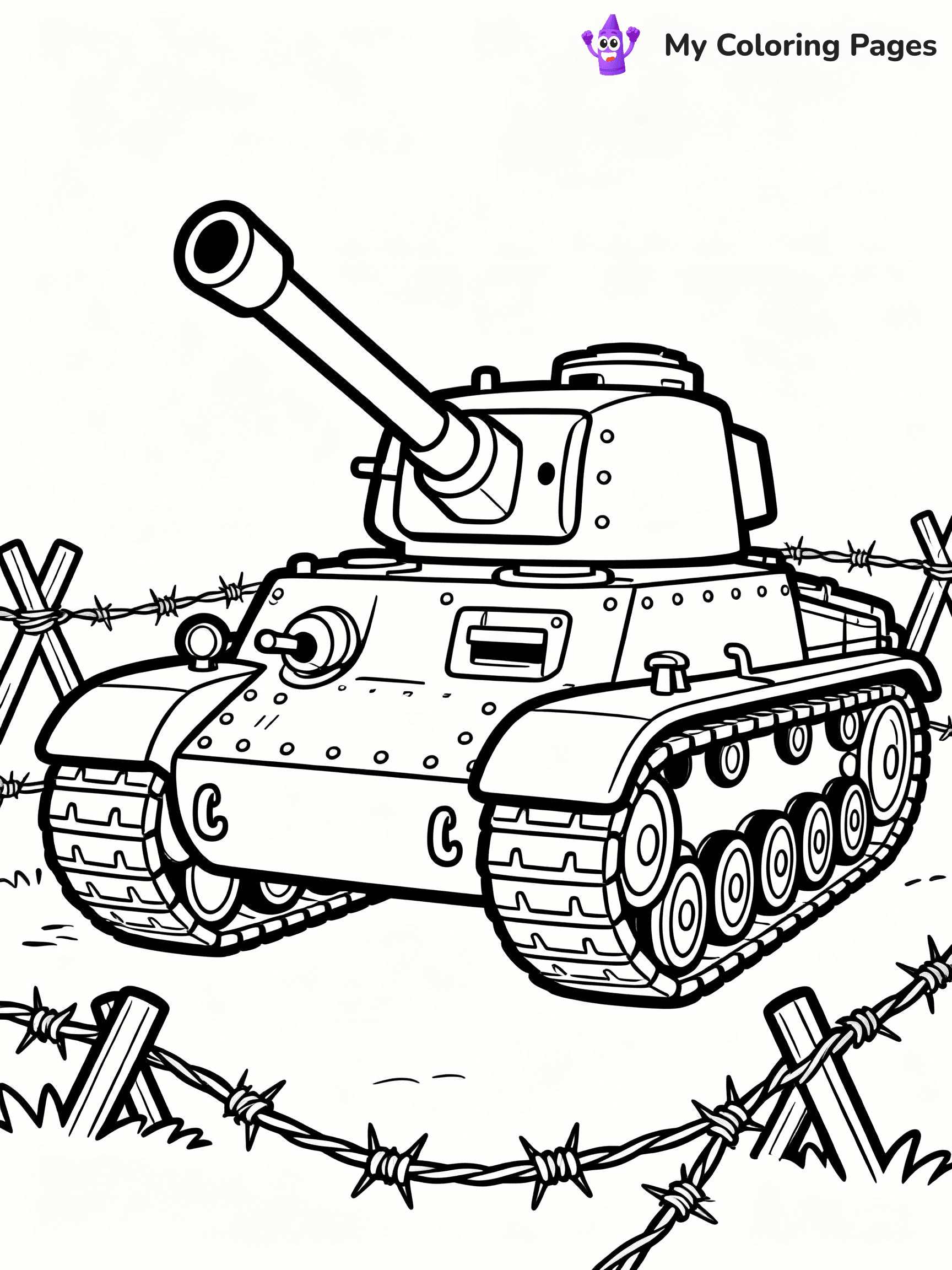 Tank Coloring Pages - 27
