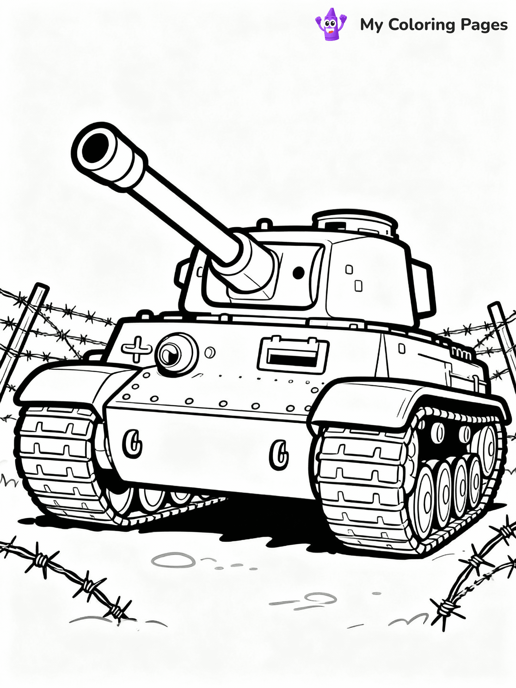 Tank Coloring Pages - 25