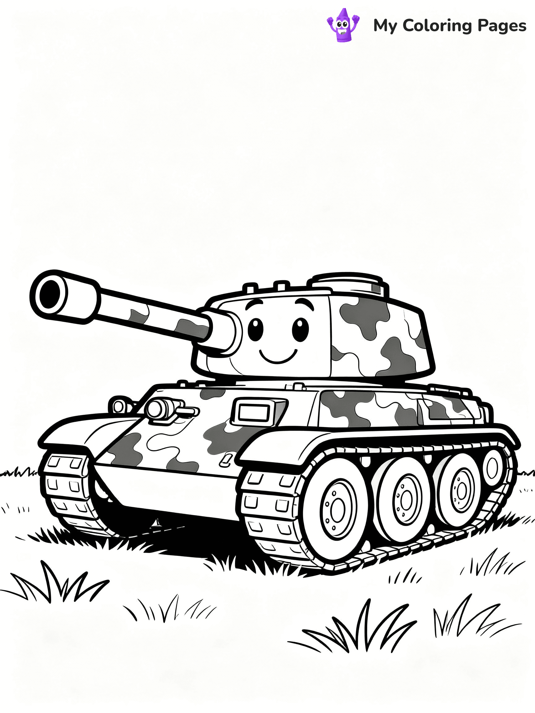 Tank Coloring Pages - 24