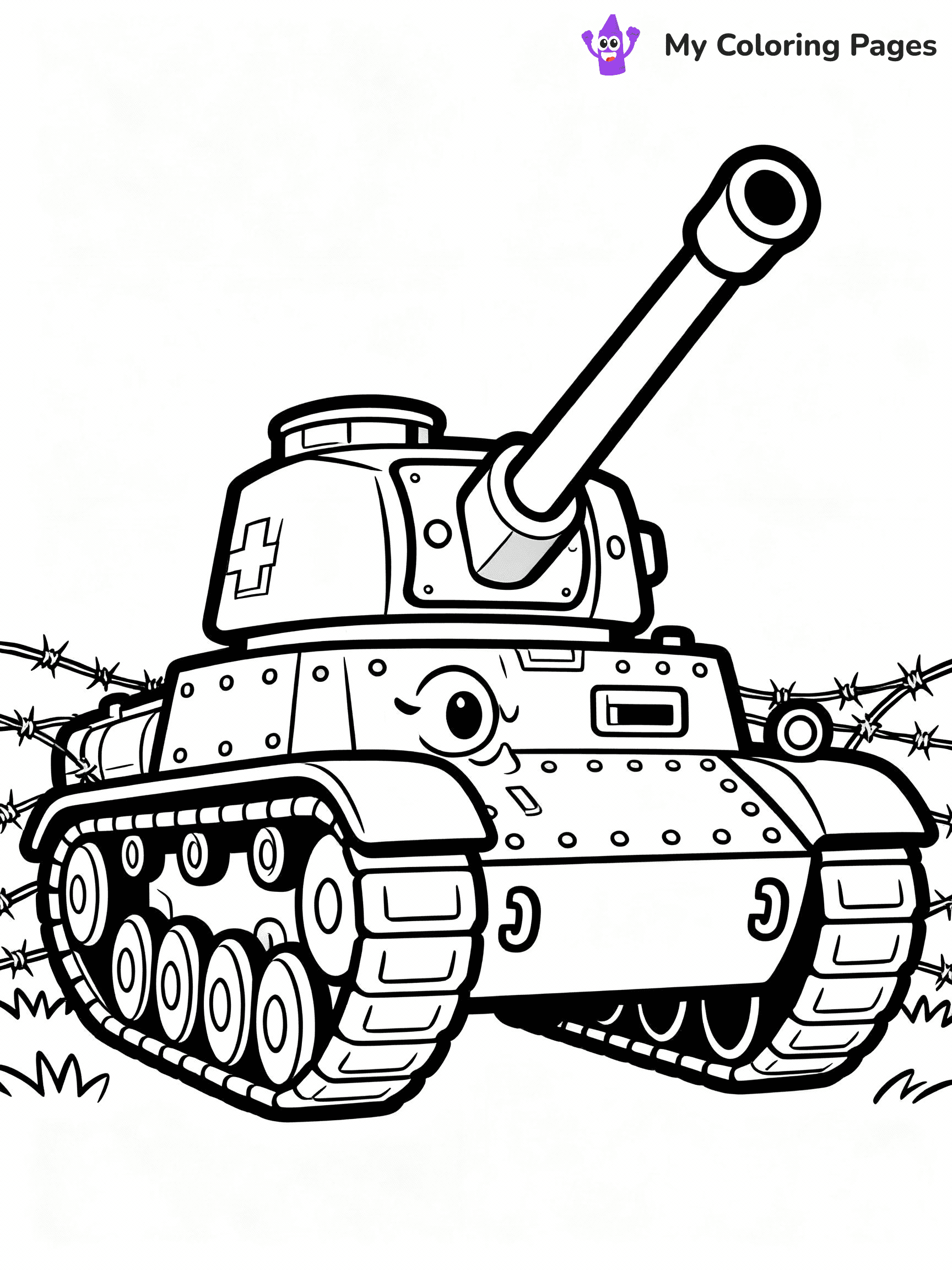Tank Coloring Pages - 23