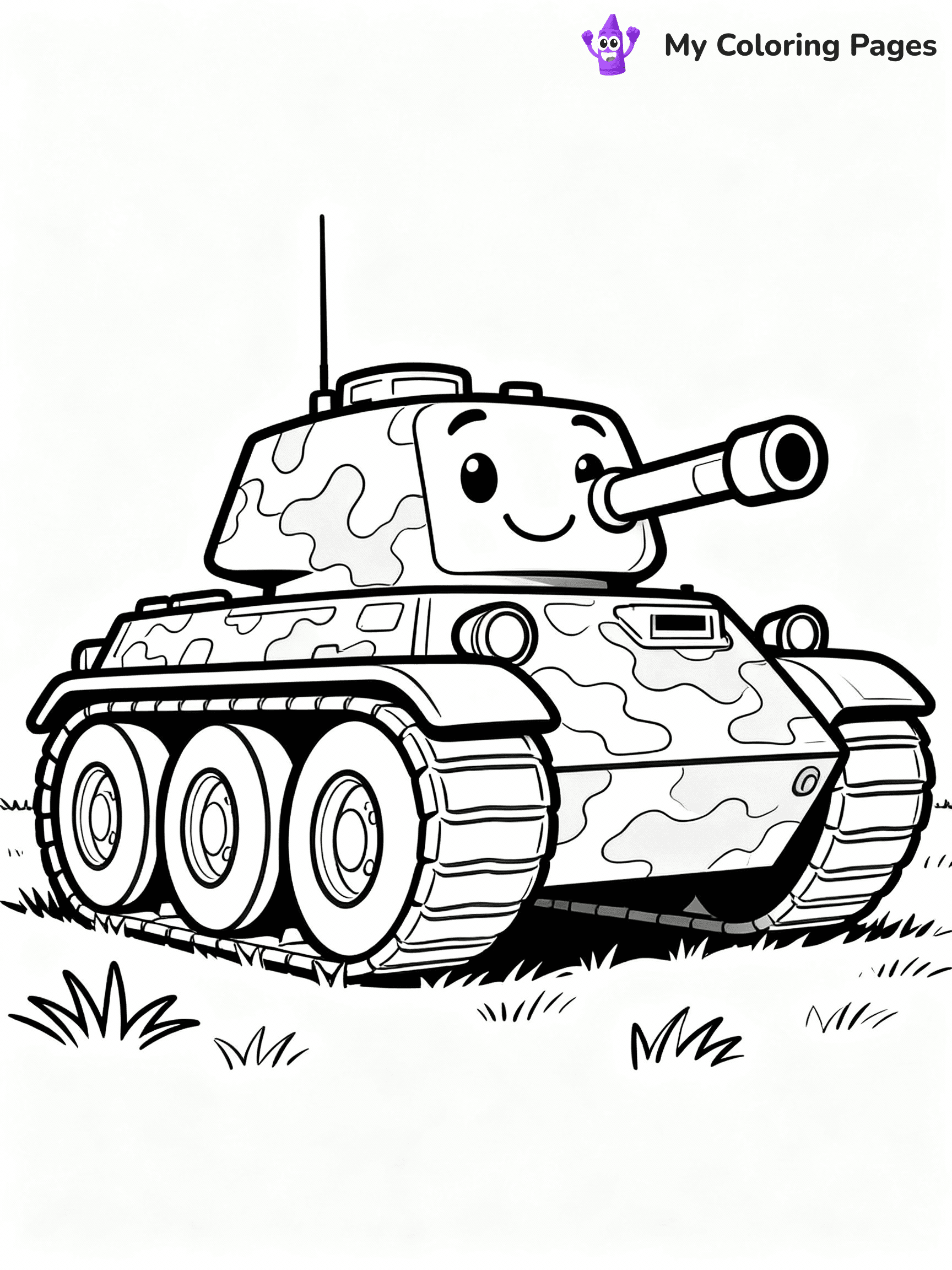 Tank Coloring Pages - 22