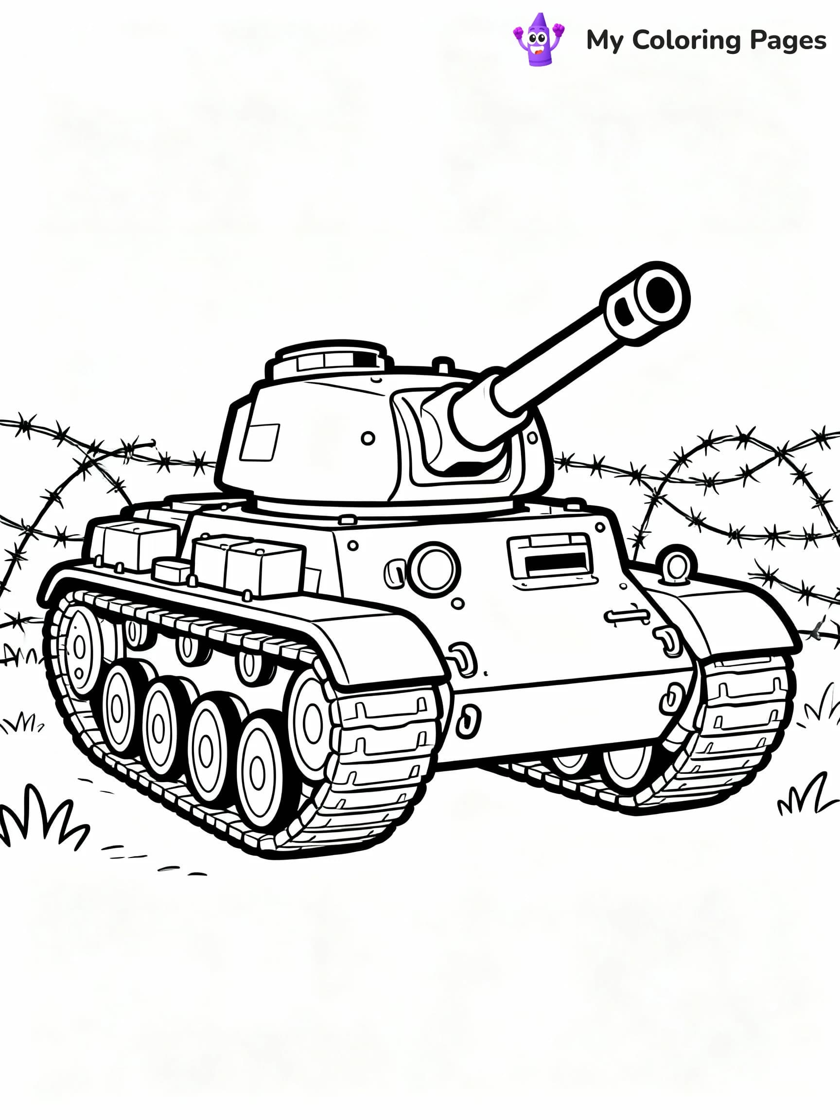Tank Coloring Pages - 21