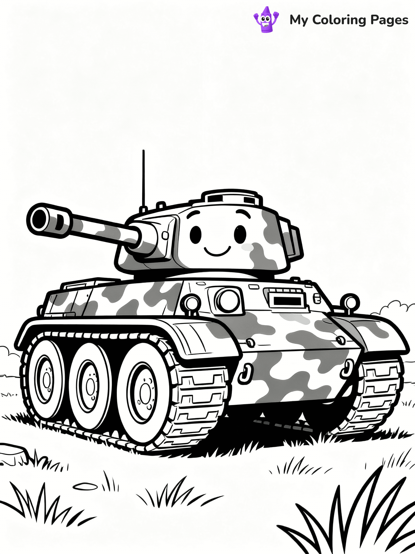 Tank Coloring Pages - 20