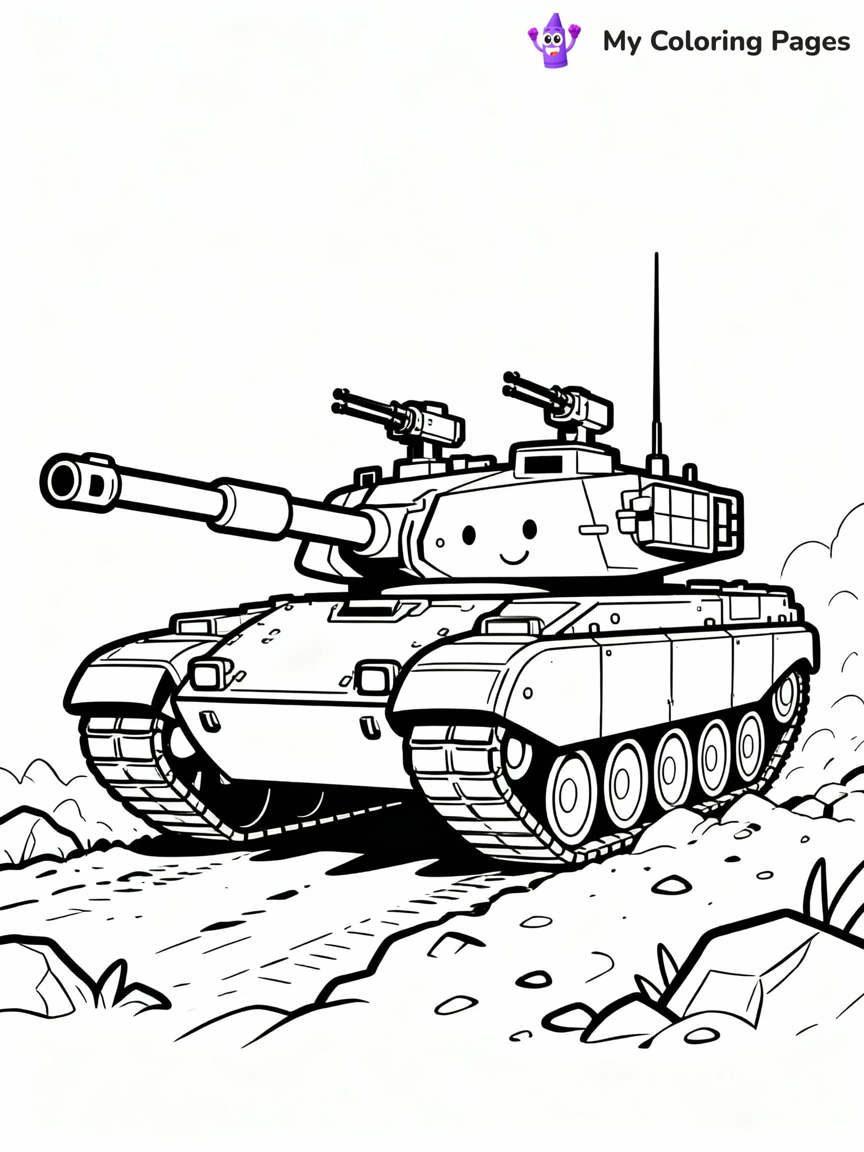 Tank Coloring Pages - 13